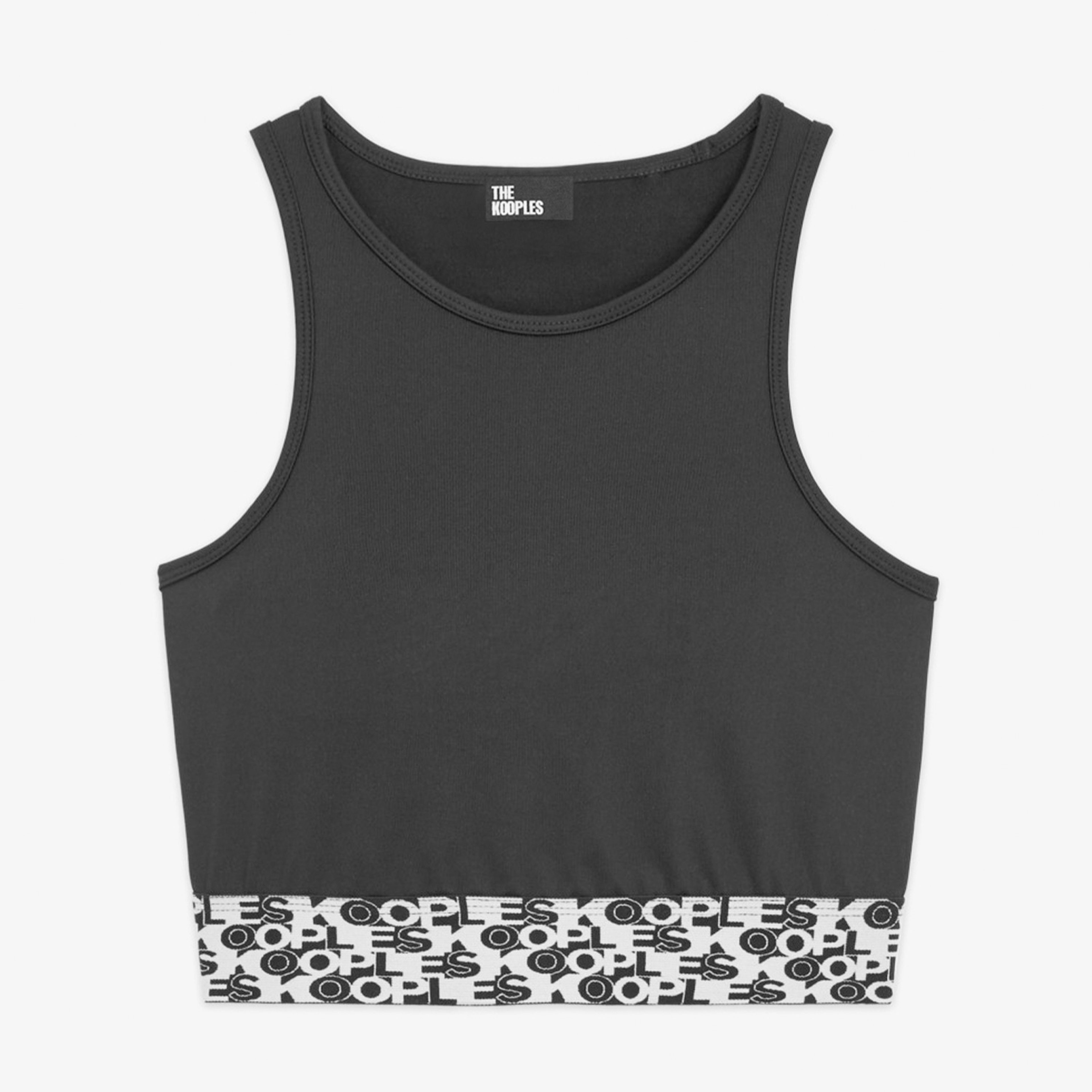 The Kooples Logomania Kadın Siyah Bra