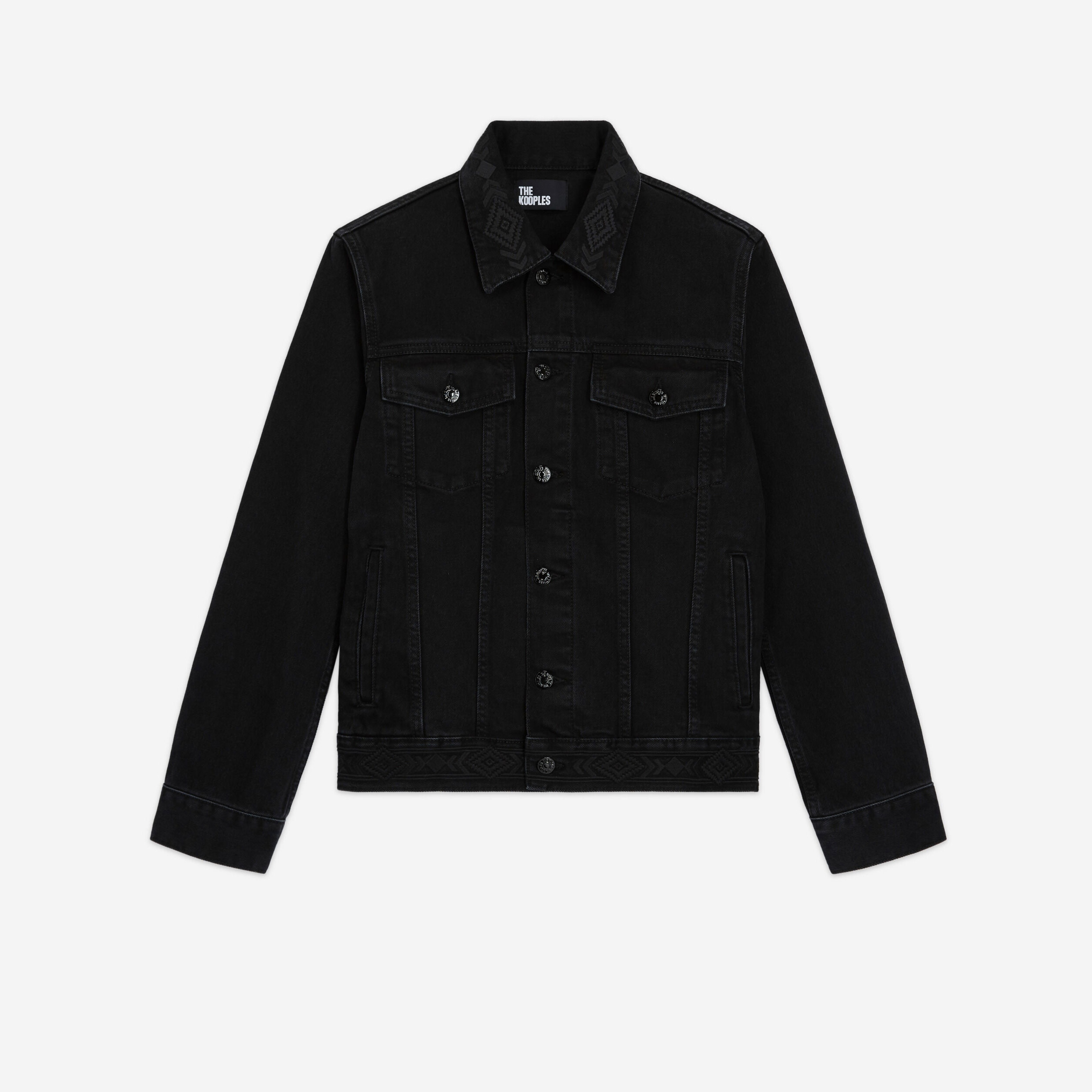 KADIN SİYAH KOT CEKET