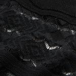 KADIN SİYAH TRANSPARAN UZUN ELBİSE