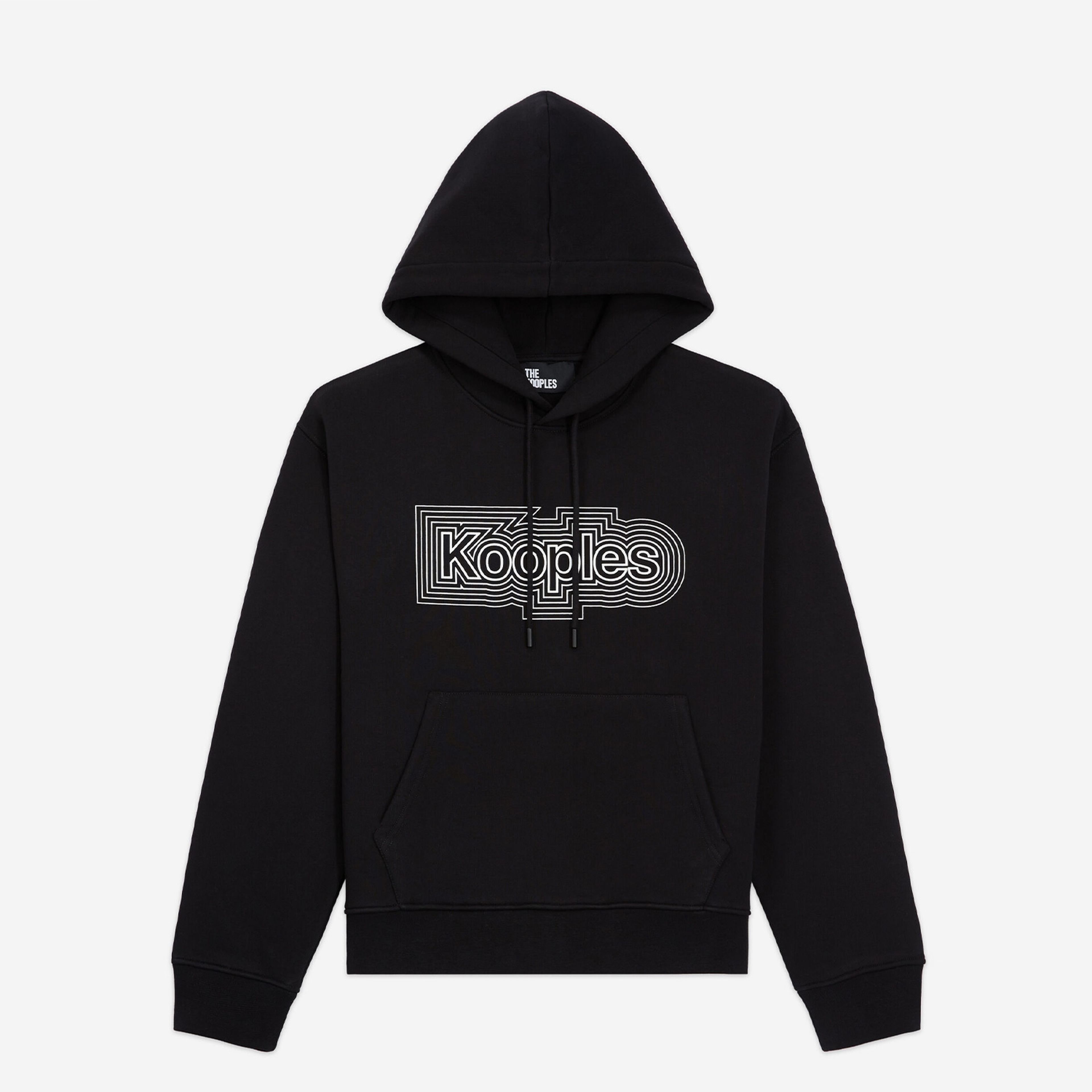 The Kooples Logomania Kadın Siyah Hoodie