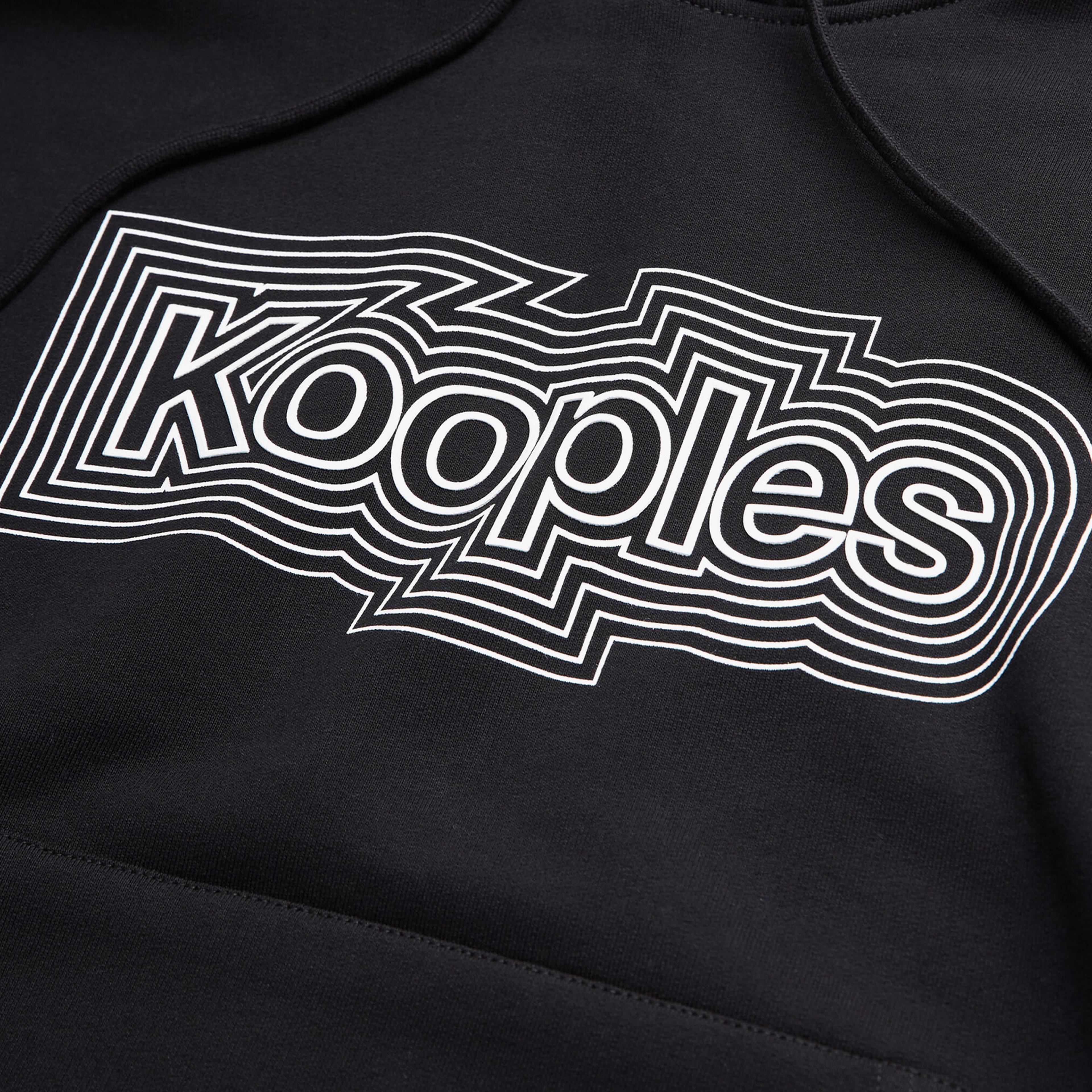 The Kooples Logomania Kadın Siyah Hoodie