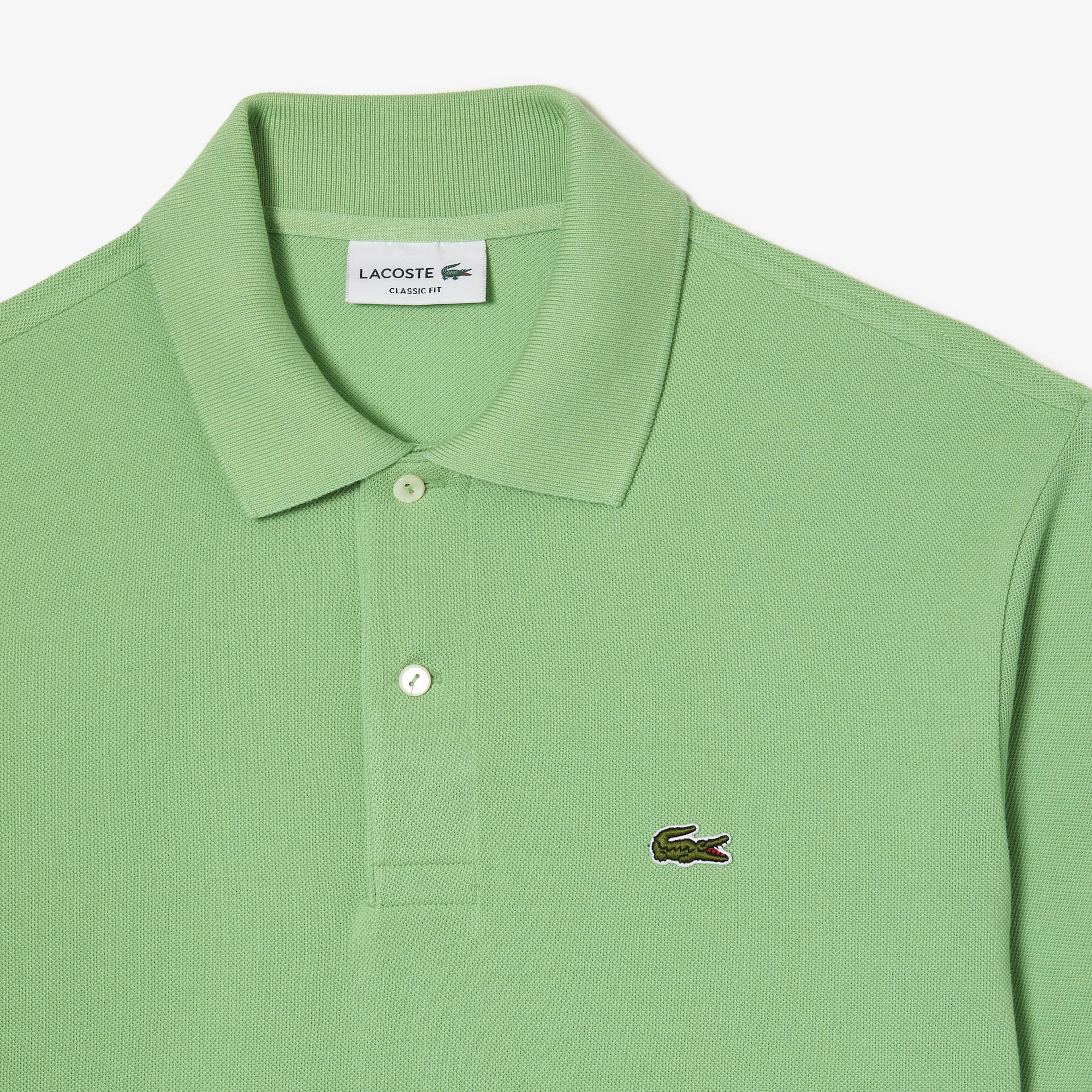 L.12.12 Erkek Classic Fit Yeşil Polo