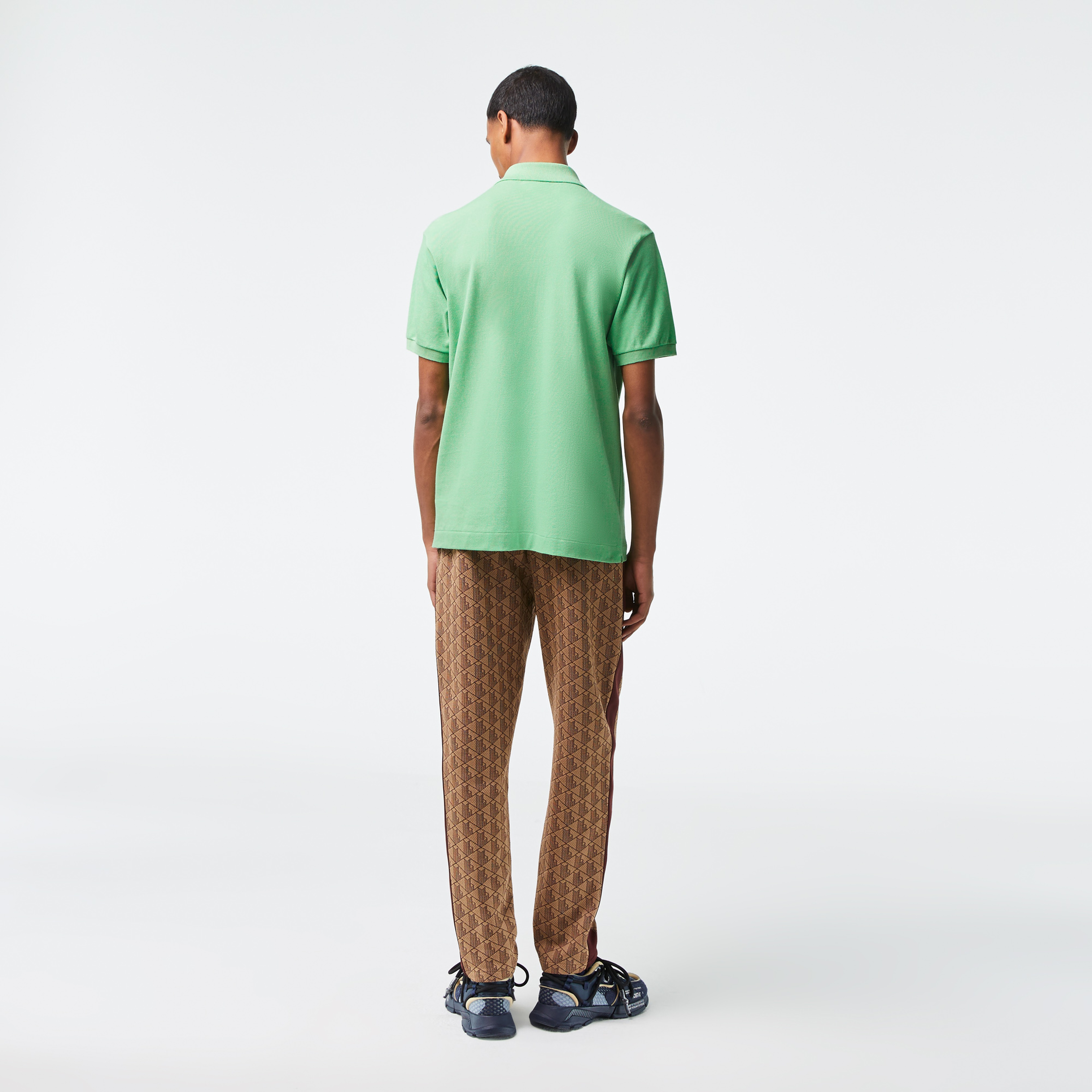L.12.12 Erkek Classic Fit Yeşil Polo
