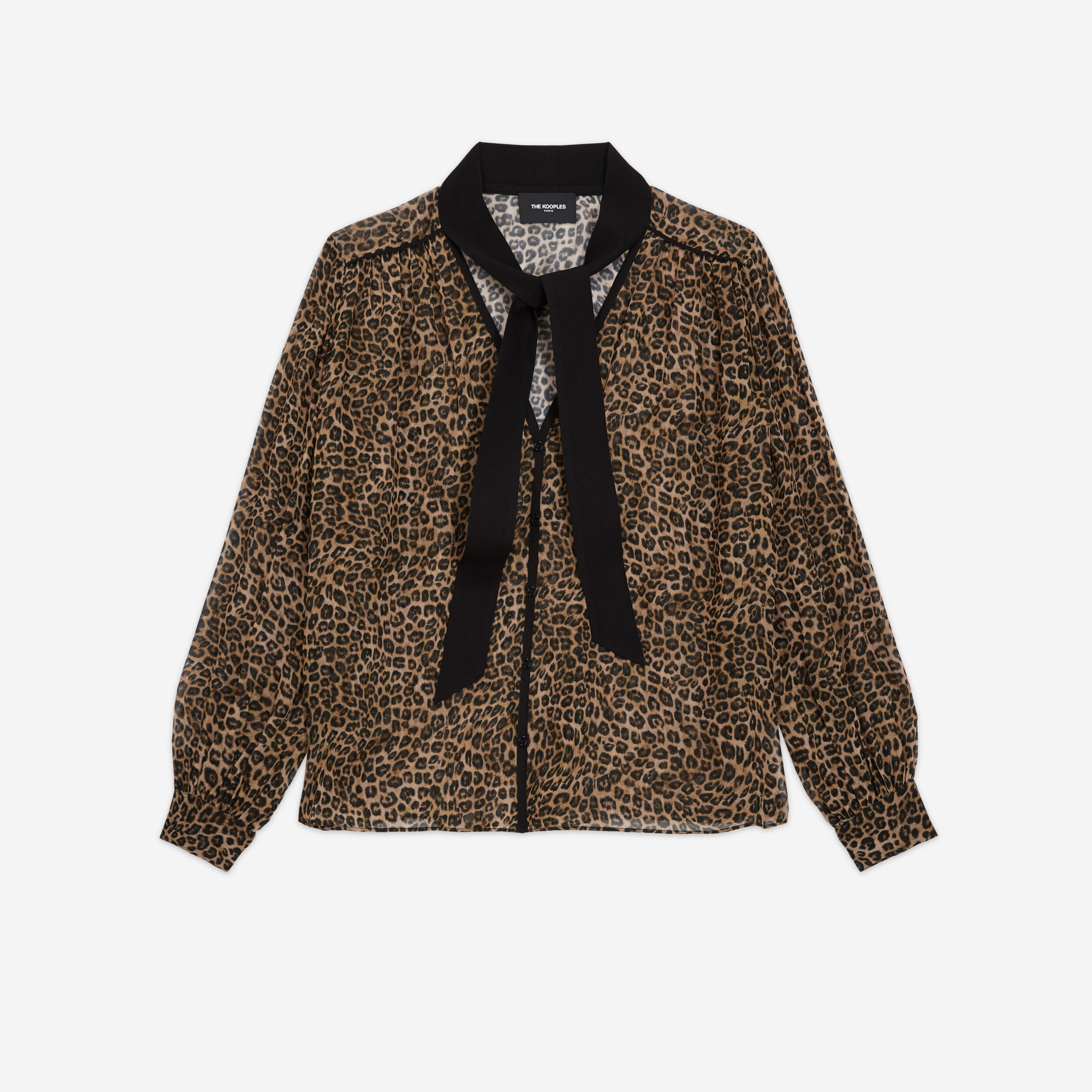 KADIN LEOPAR DESENLİ BLUZ