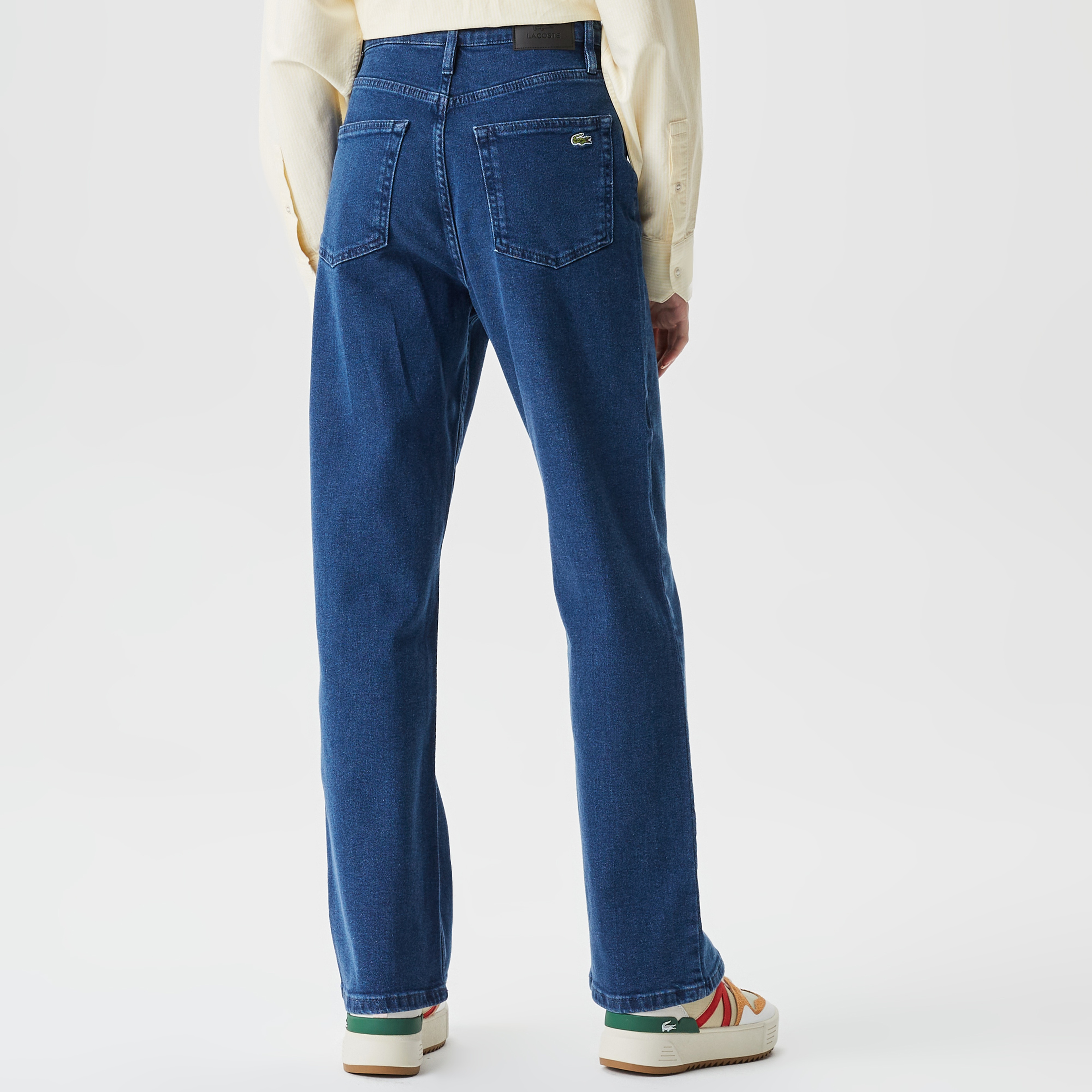 Kadın Straight Fit Denim Mavi Pantolon