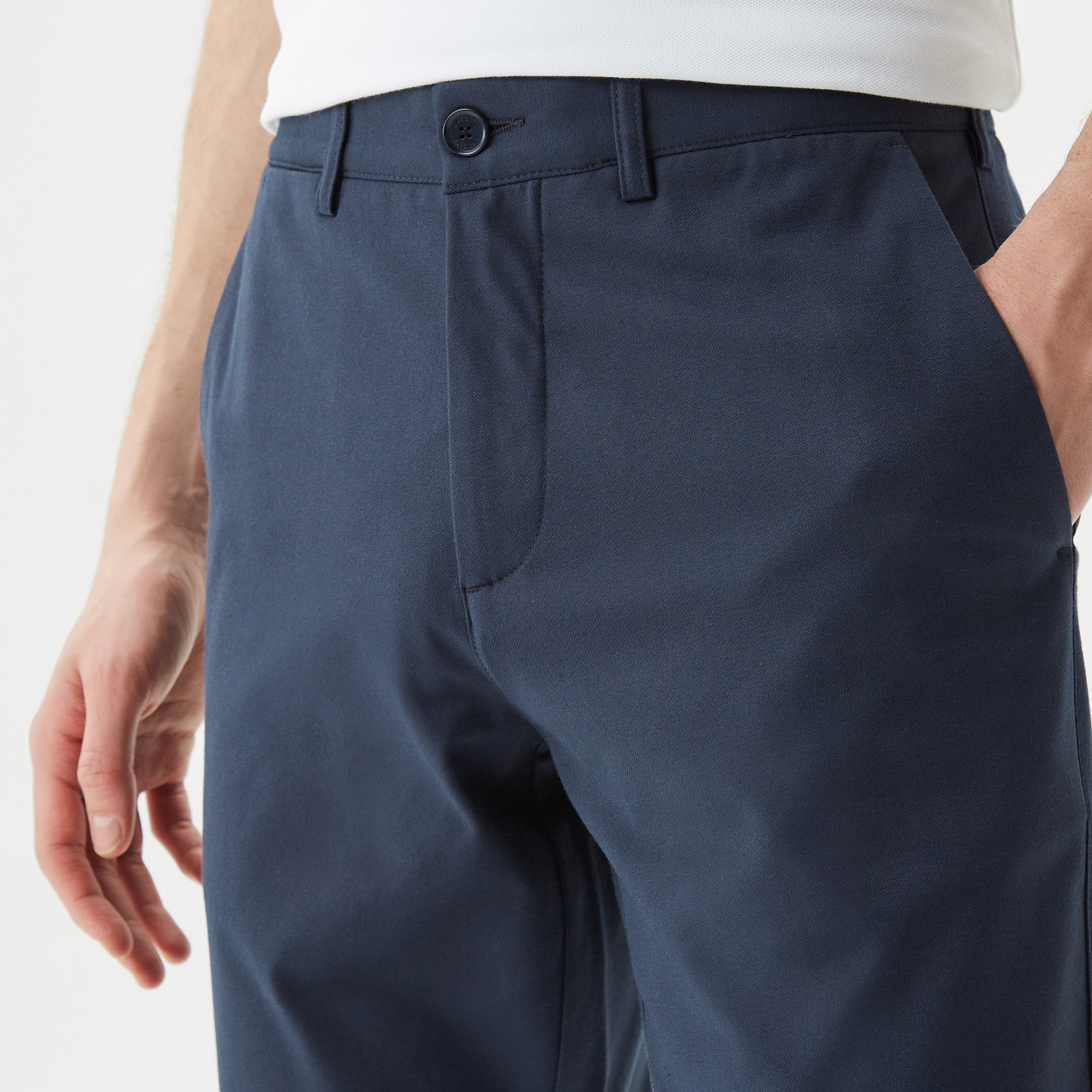 Erkek Slim Fit Lacivert Pantolon