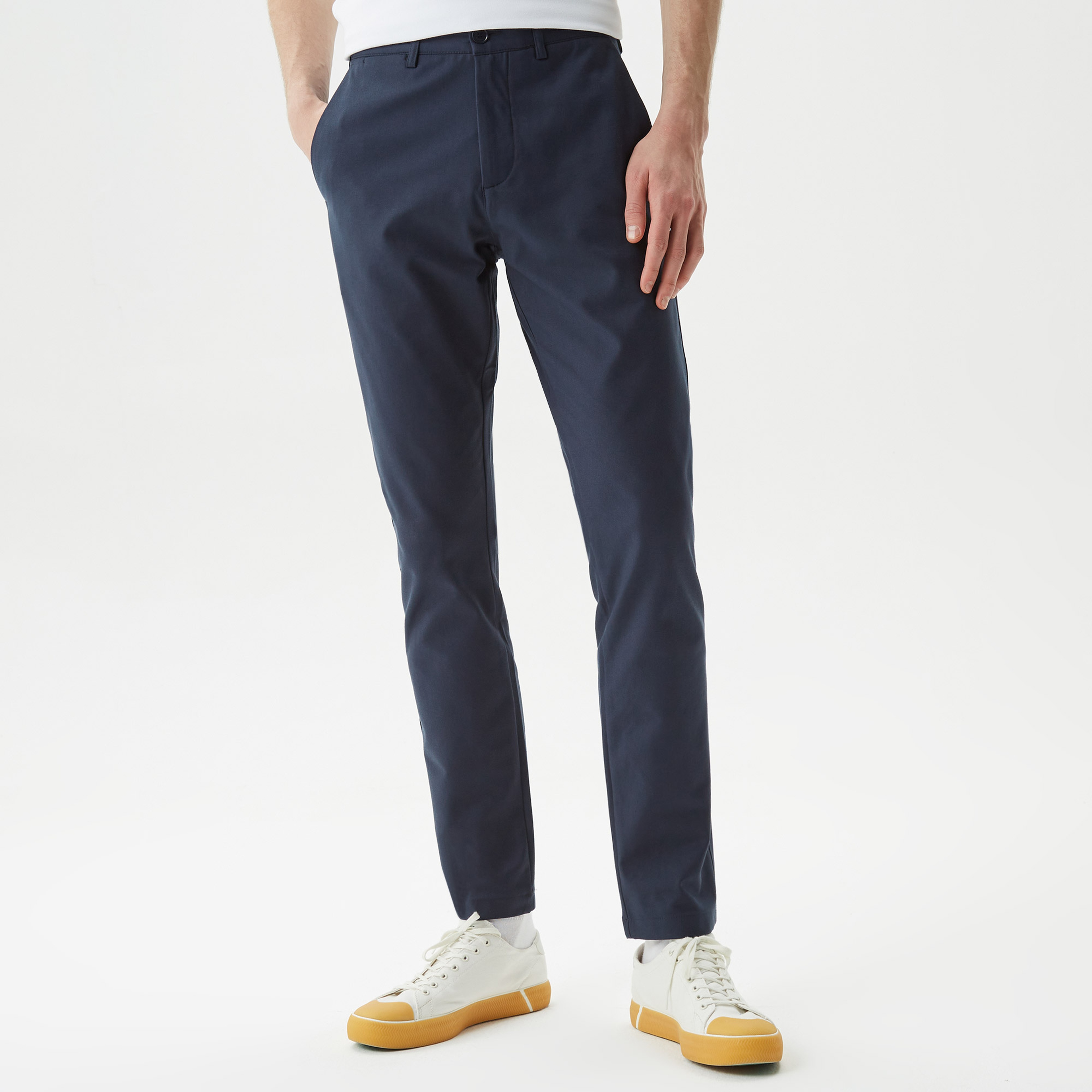 Erkek Slim Fit Lacivert Pantolon