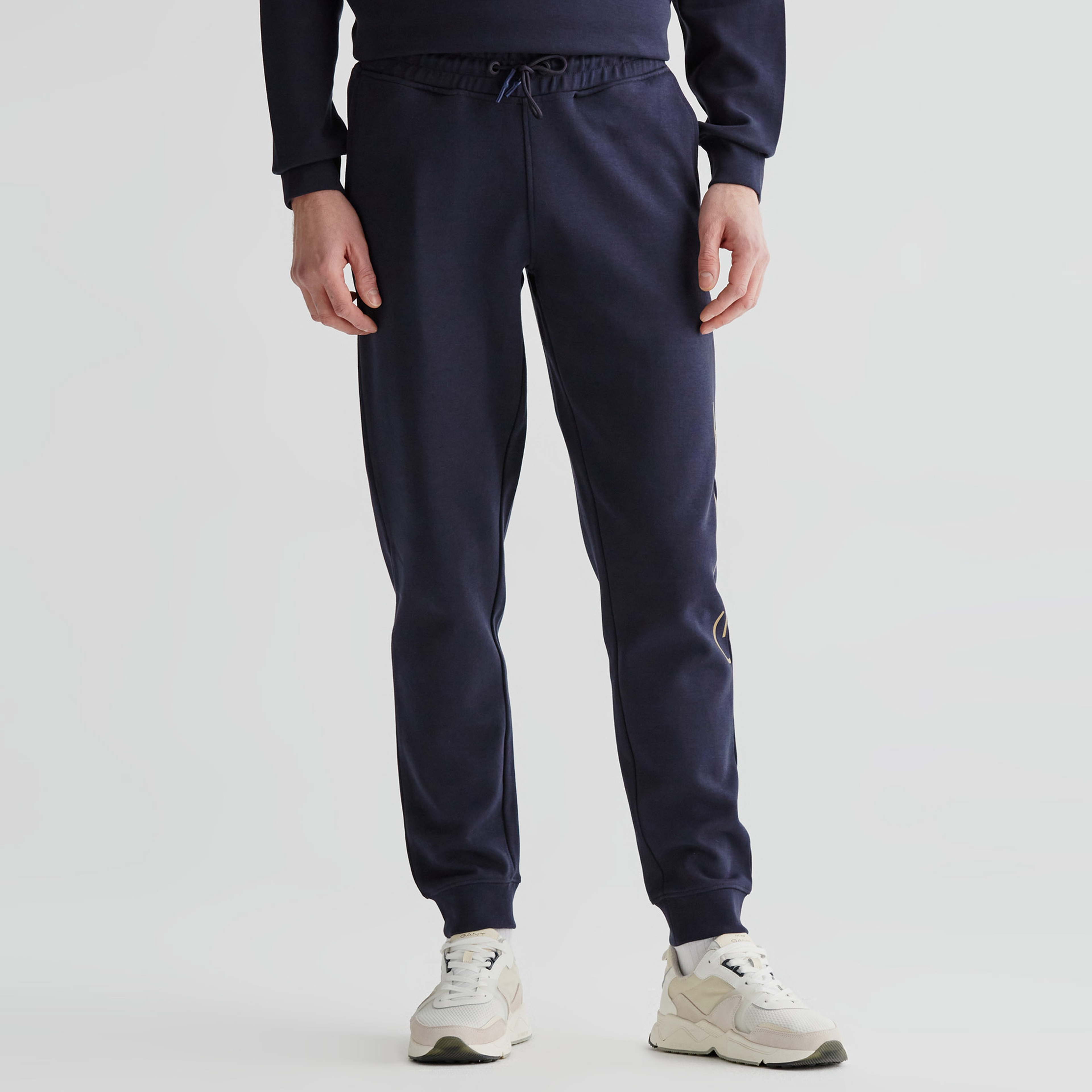 GANT Erkek Lacivert Regular Fit Logolu Eşofman Altı