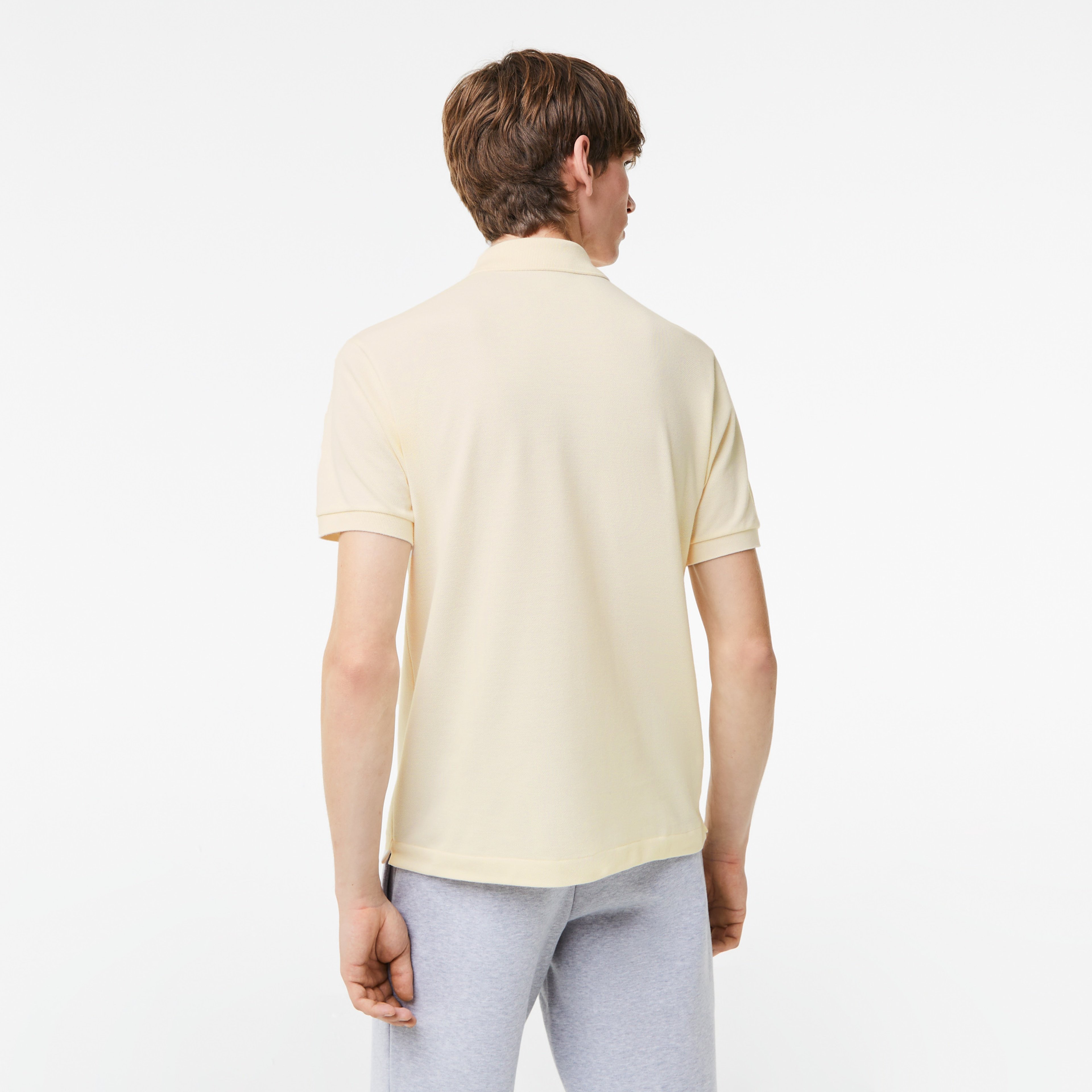 L.12.12 Erkek Classic Fit Bej Polo