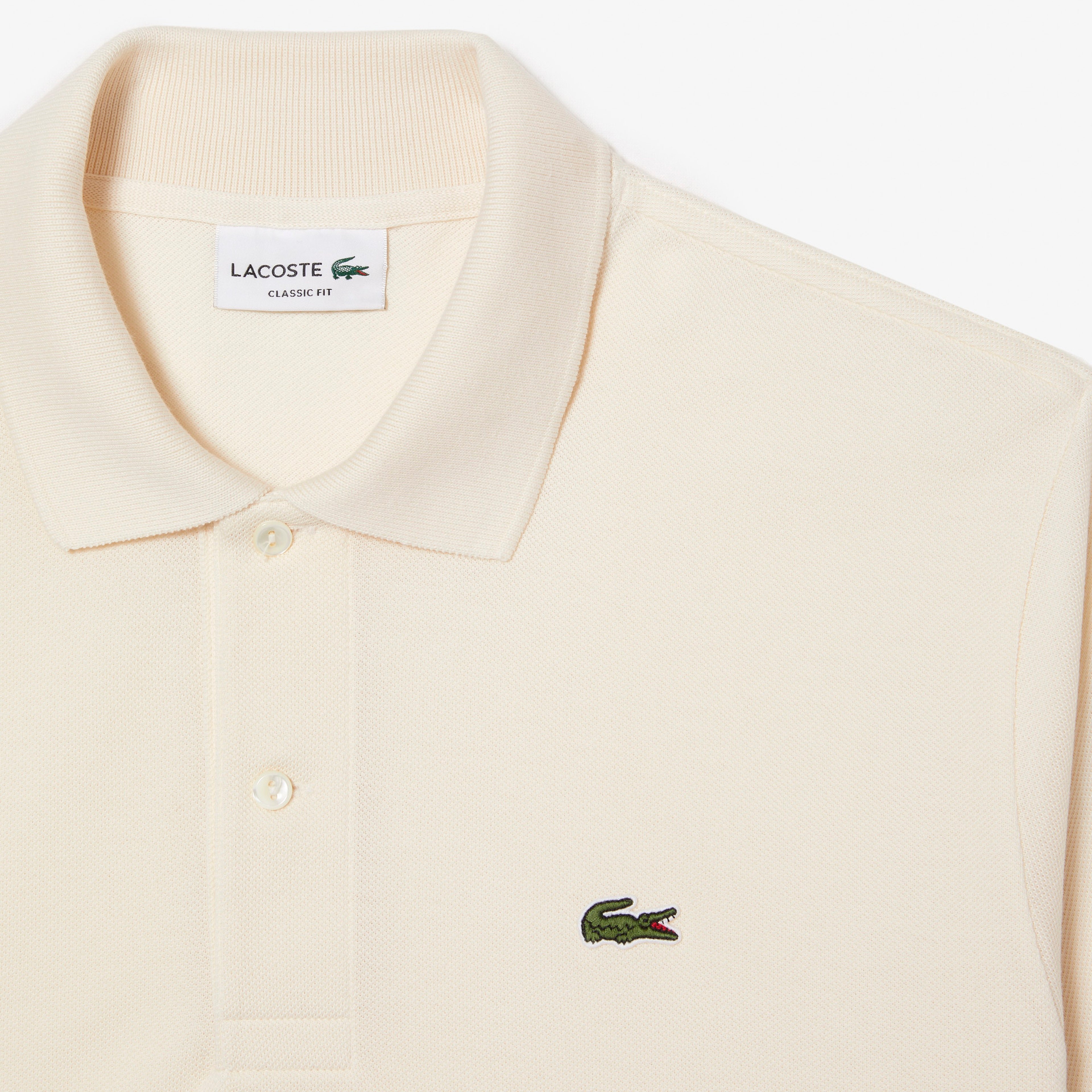 L.12.12 Erkek Classic Fit Bej Polo