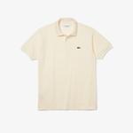 L.12.12 Erkek Classic Fit Bej Polo