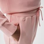 Kadın Slim Fit Baskılı Pembe Eşofman Altı