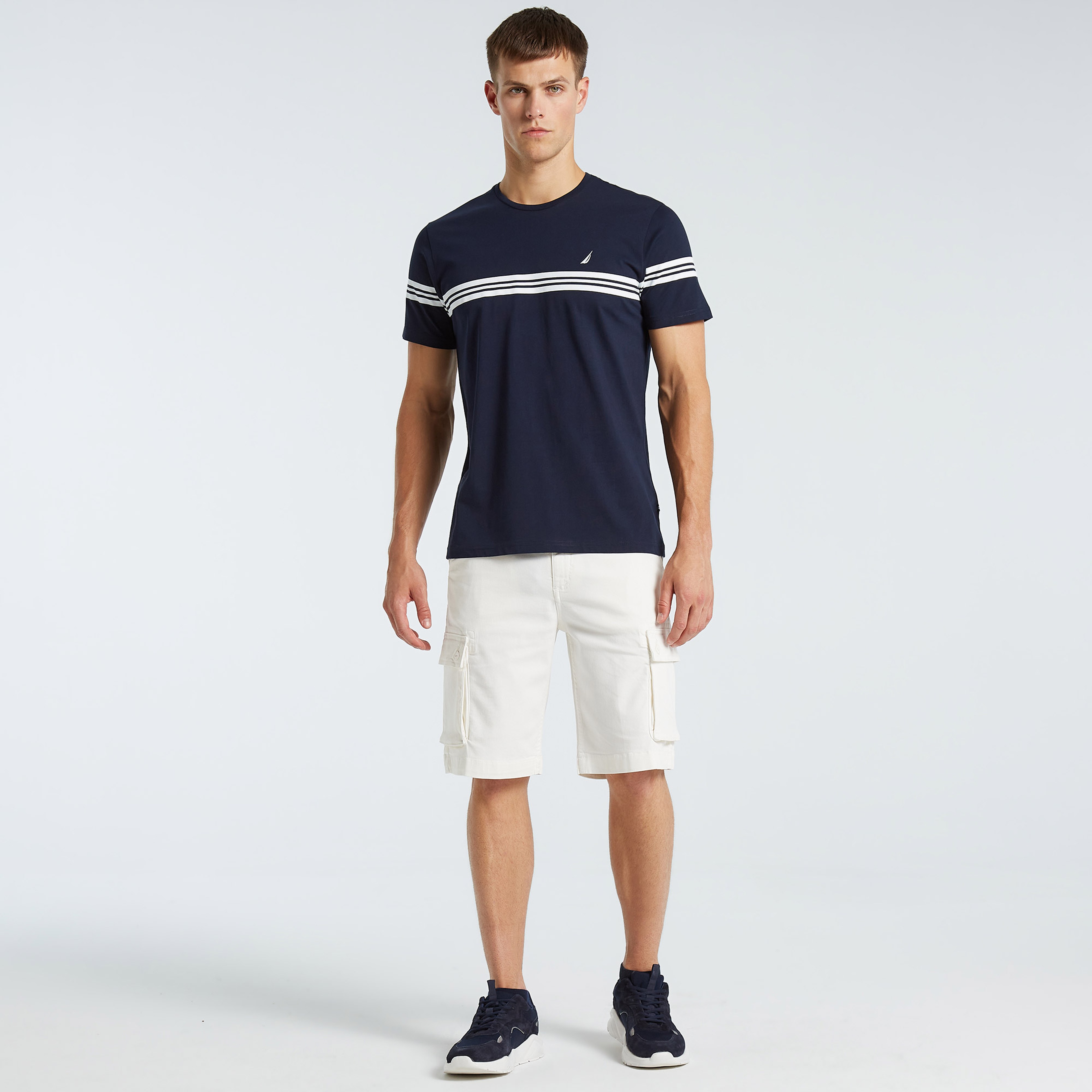 Nautica Erkek Beyaz Bermuda Şort