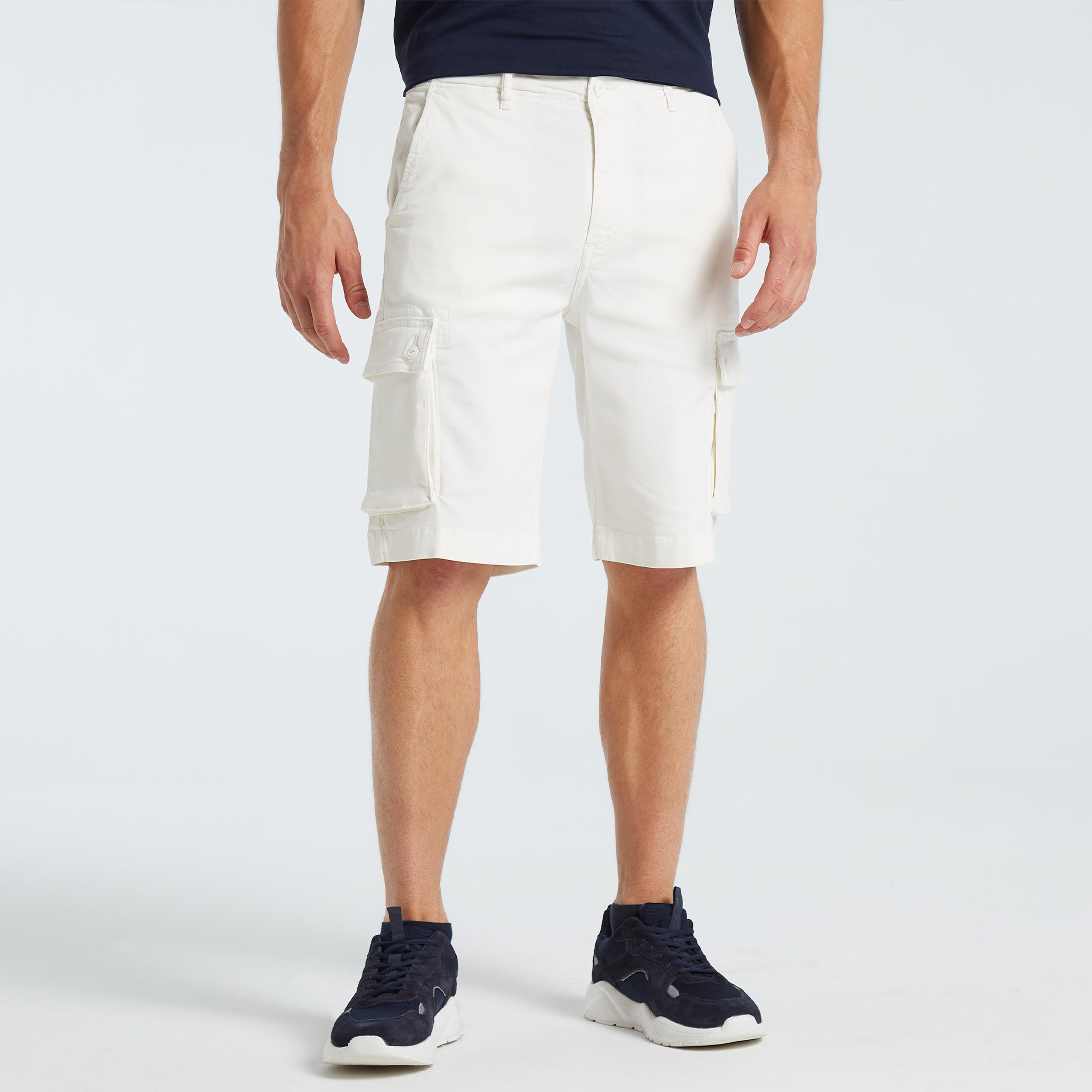 Nautica Erkek Beyaz Bermuda Şort