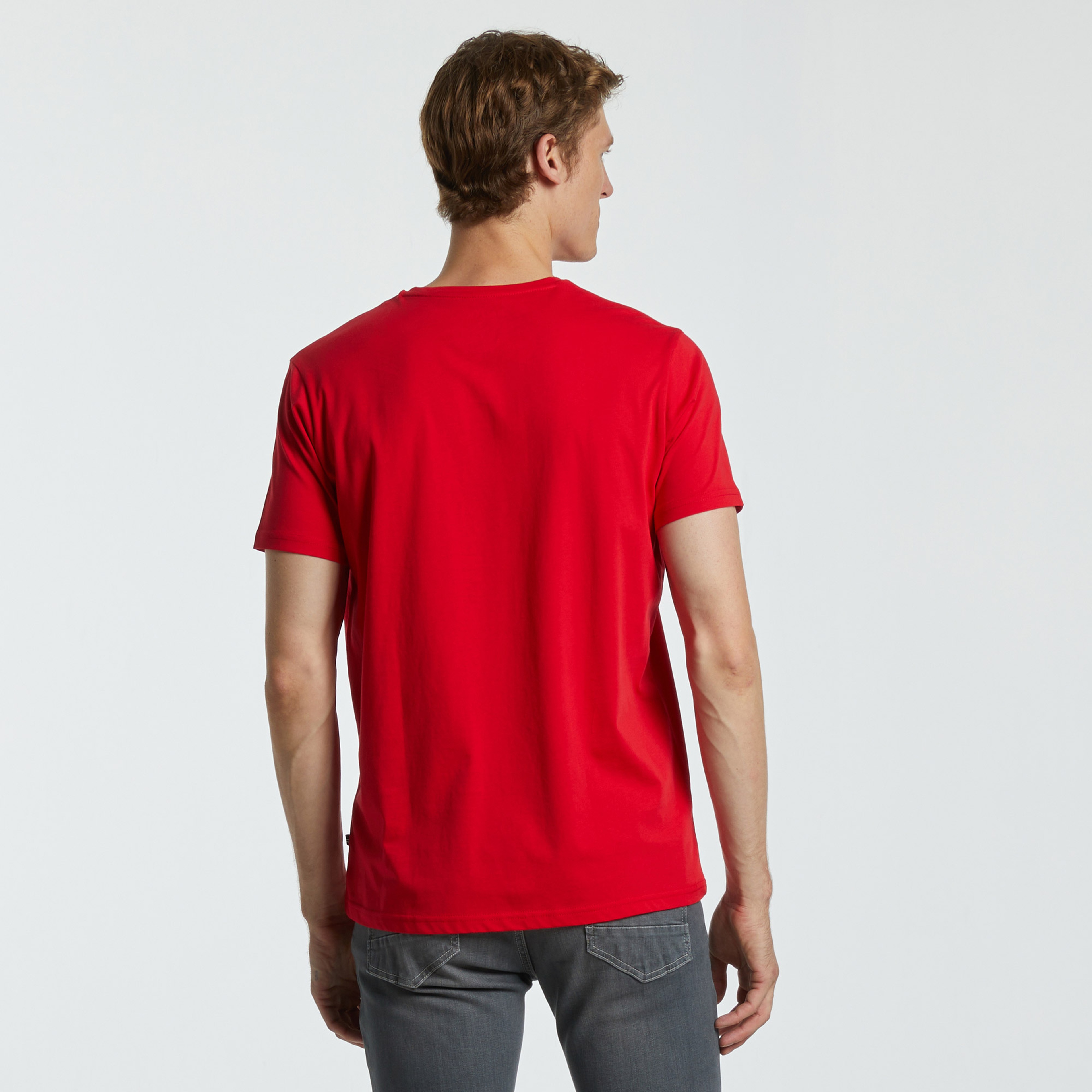 Nautica Erkek Kırmızı Standart Fit Kısa Kollu T-Shirt