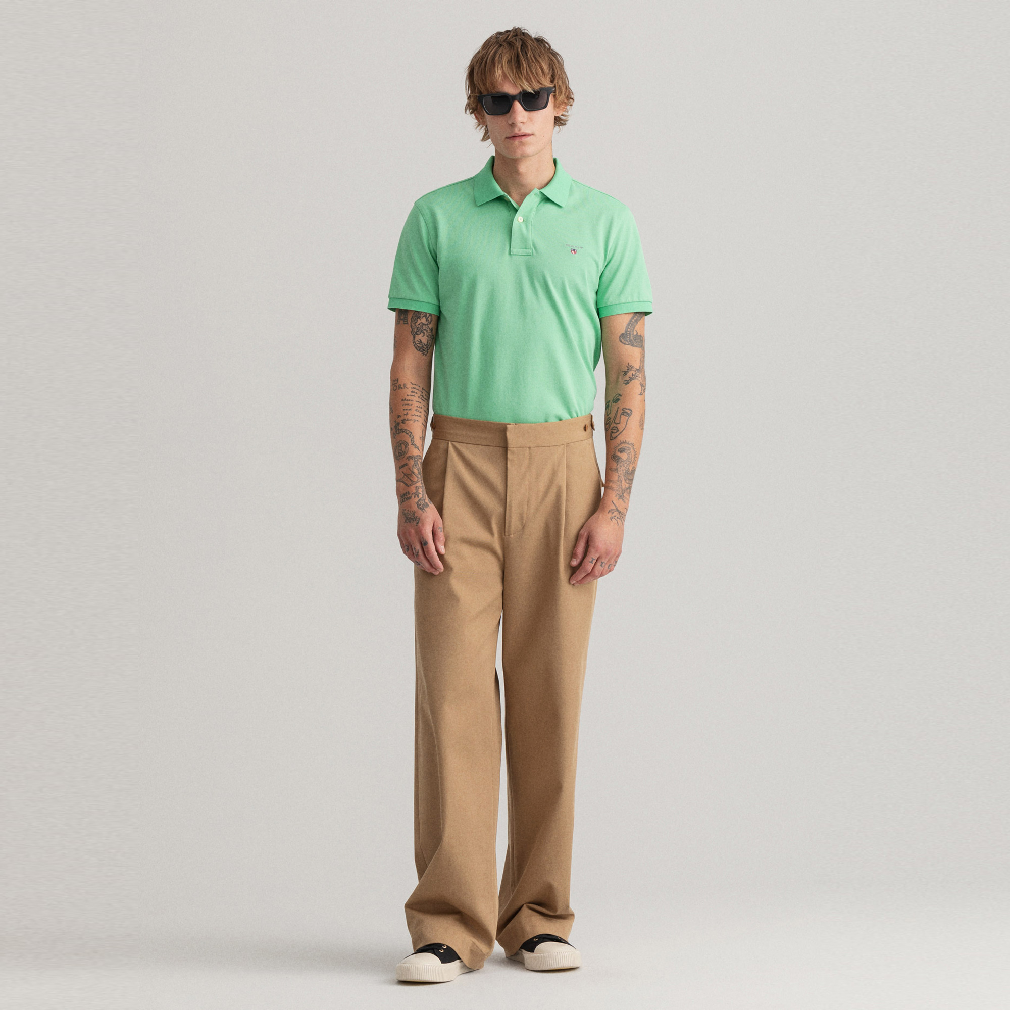 Gant Erkek Yeşil Regular Fit Polo