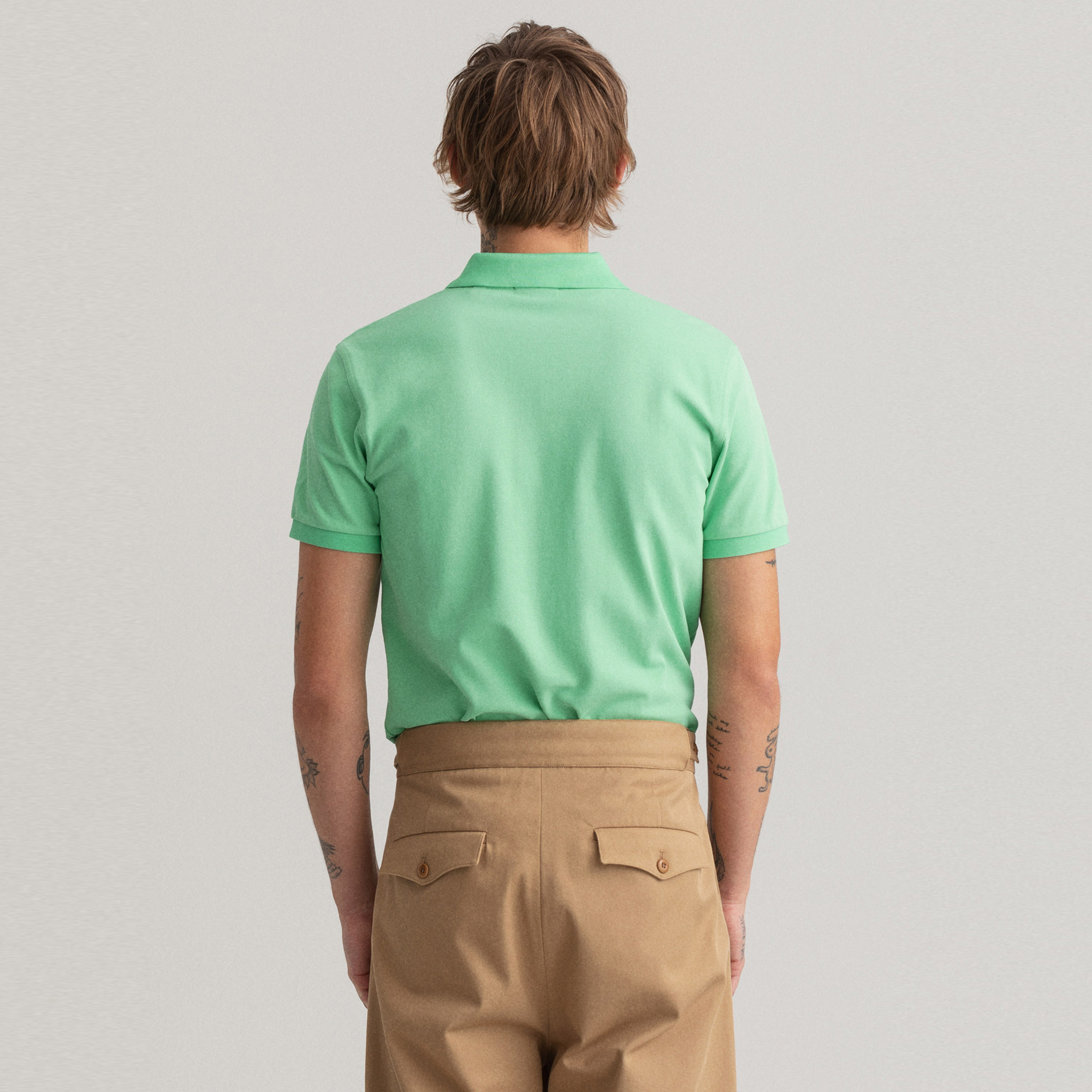 Gant Erkek Yeşil Regular Fit Polo