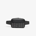 The Blend Erkek Monogram Siyah Bel Çantası