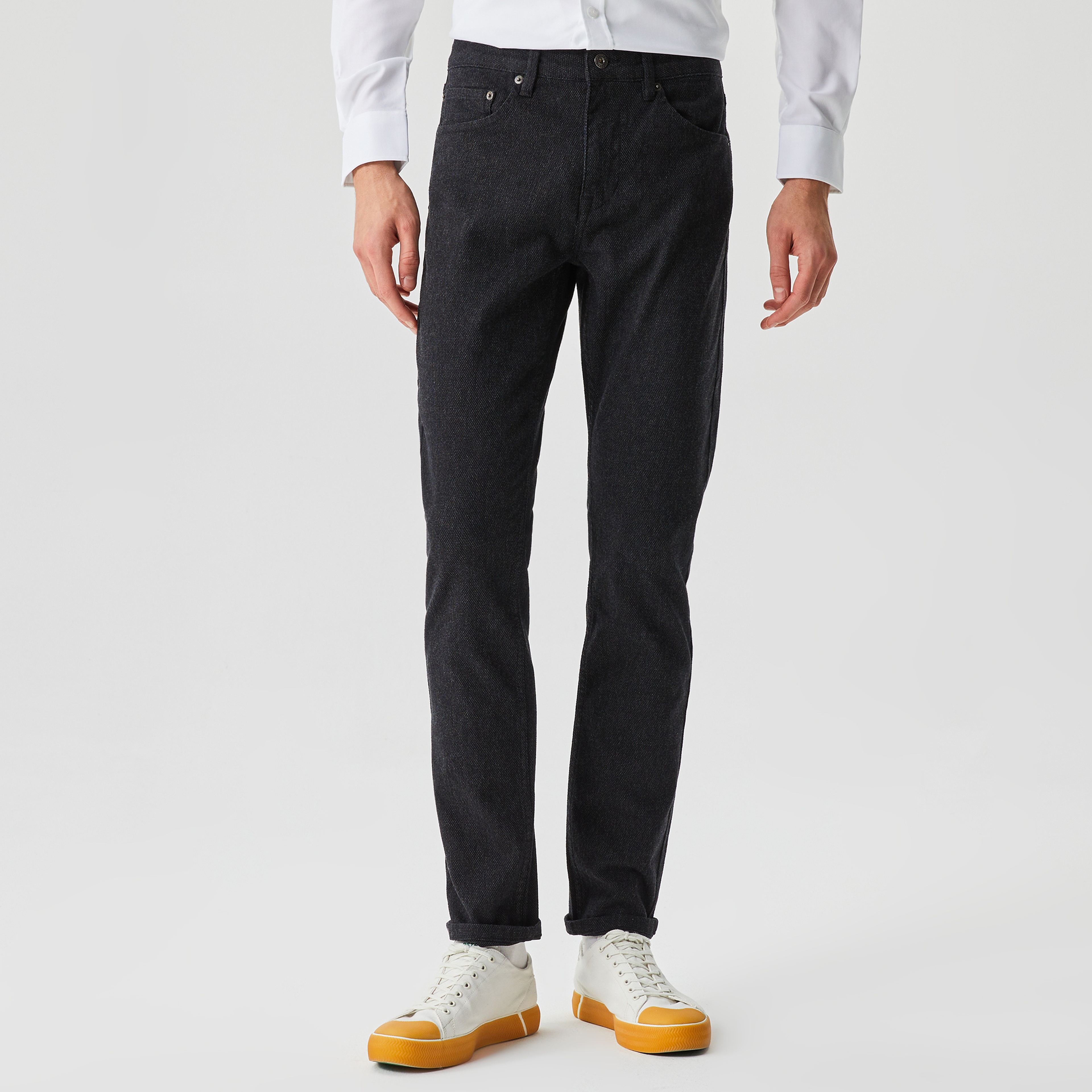 Lacoste Erkek Slim Fit Siyah Pantolon