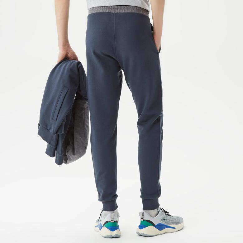 Erkek Regular Fit Renk Bloklu Lacivert Eşofman Altı