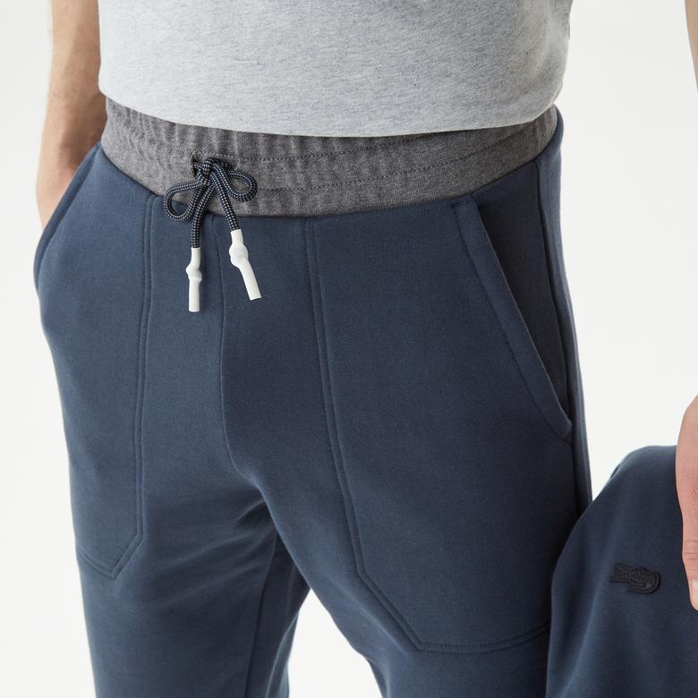 Erkek Regular Fit Renk Bloklu Lacivert Eşofman Altı