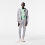 Erkek Classic Fit Kapüşonlu Gri Eşofman Takımı