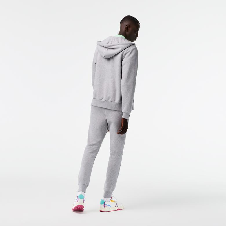 Erkek Classic Fit Kapüşonlu Gri Eşofman Takımı