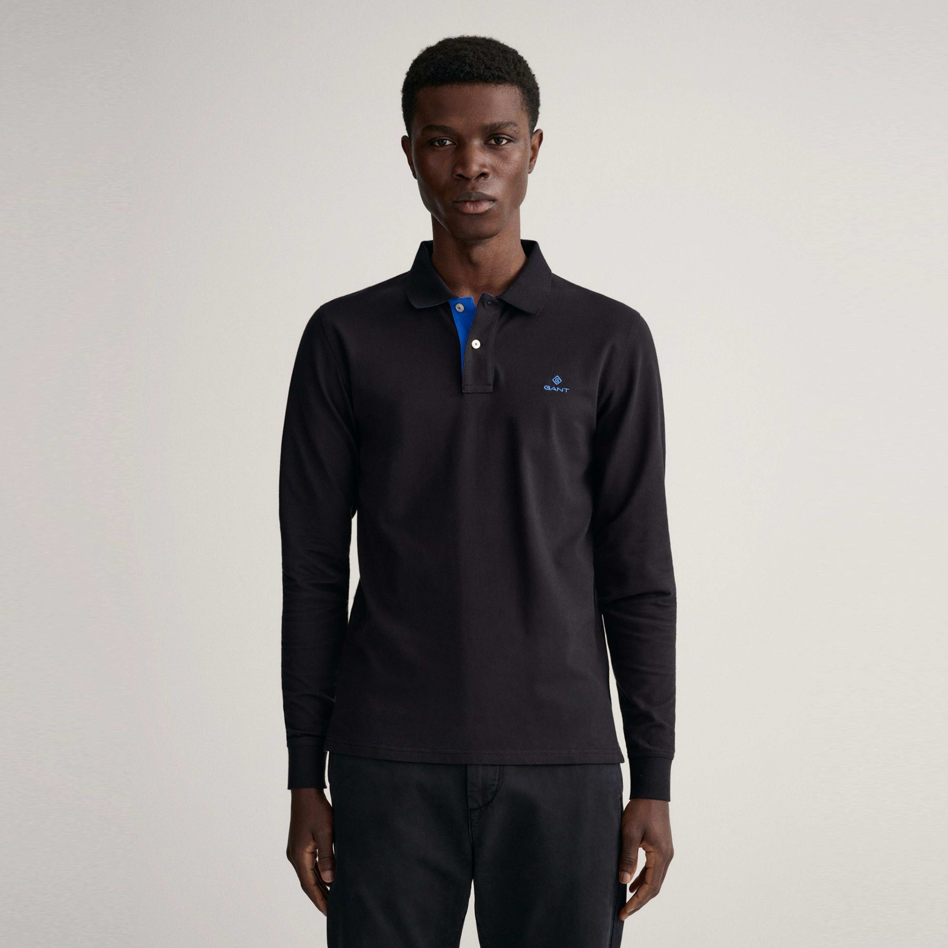Gant Erkek Siyah Regular Fit Polo