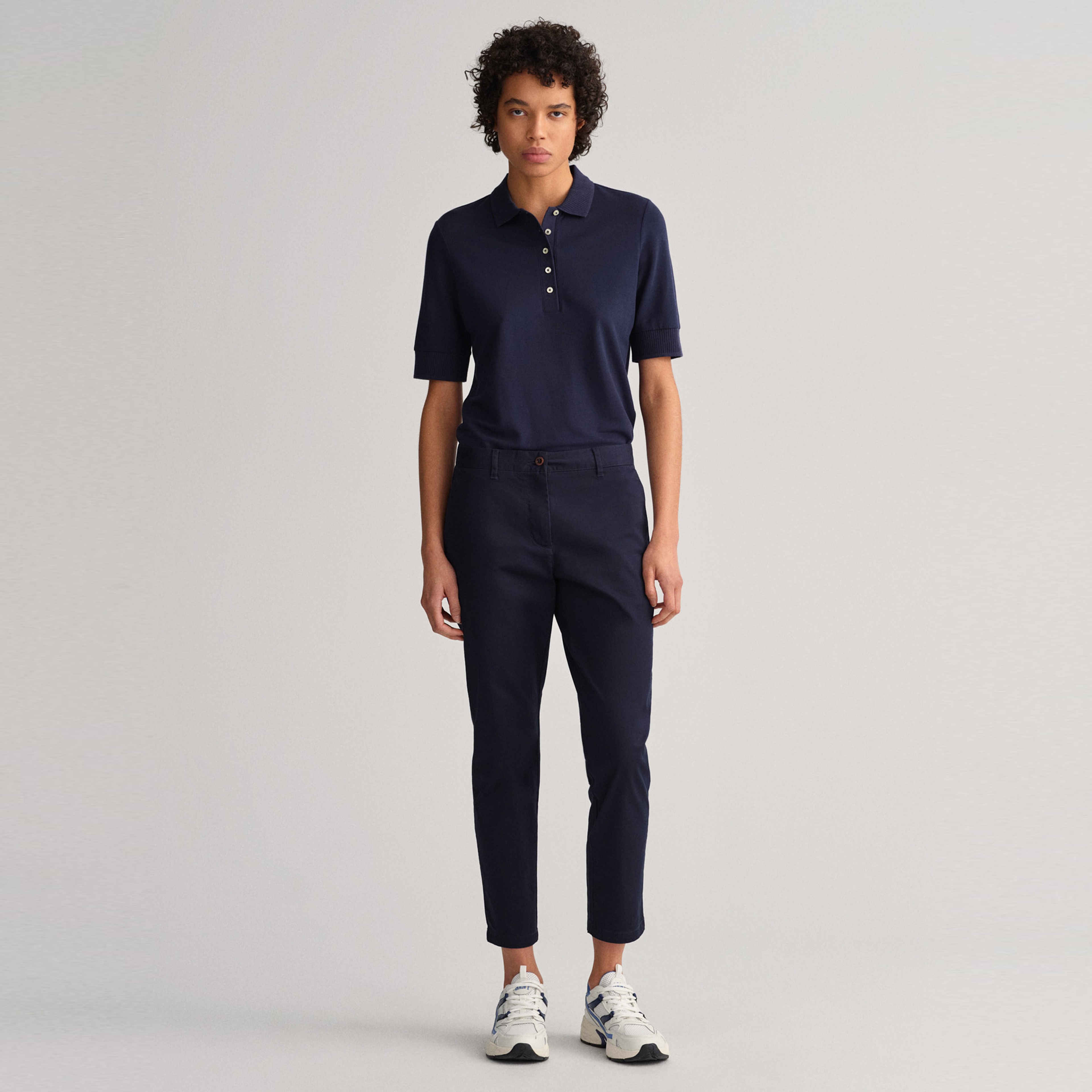 GANT Kadın Lacivert Chino Pantolon