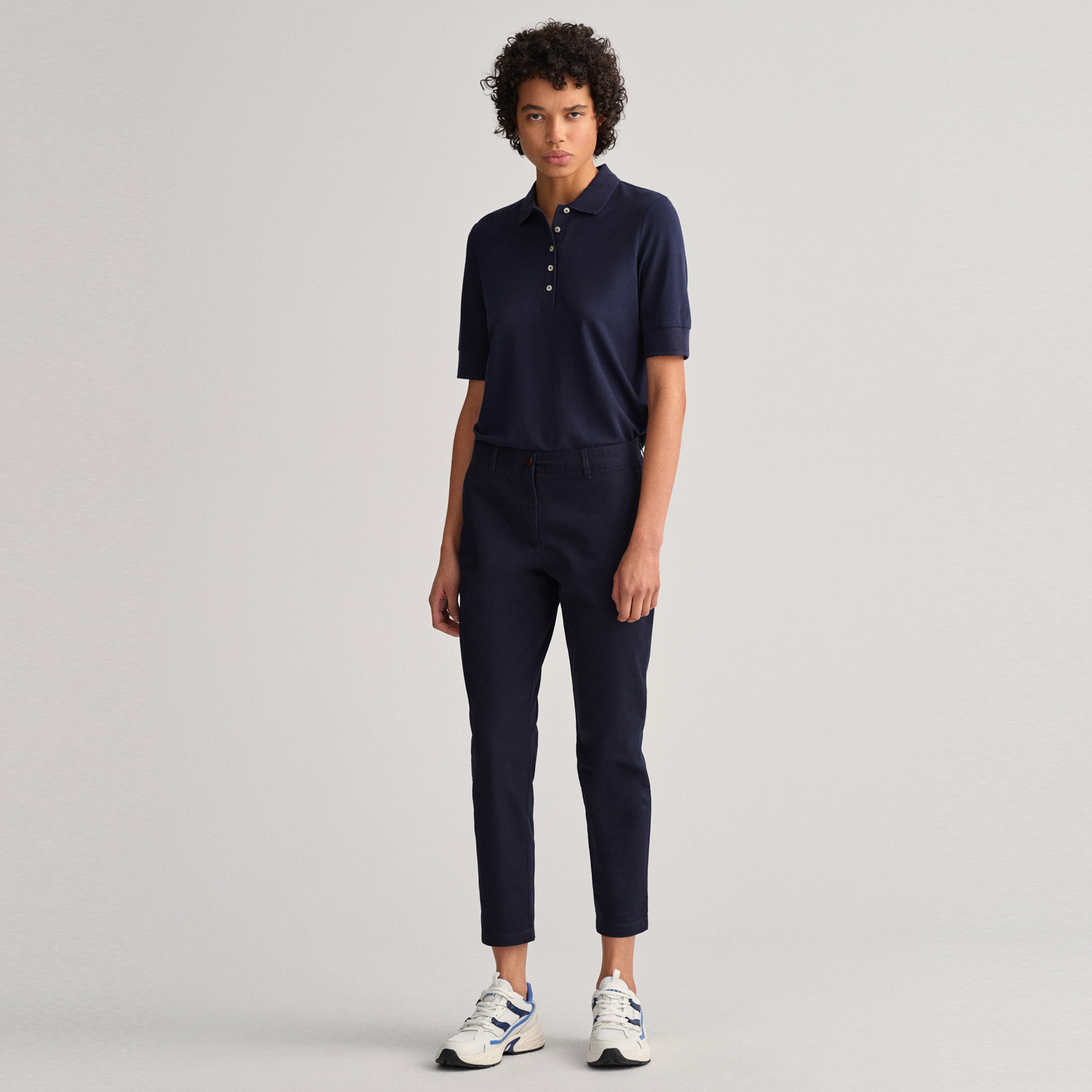 GANT Kadın Lacivert Chino Pantolon