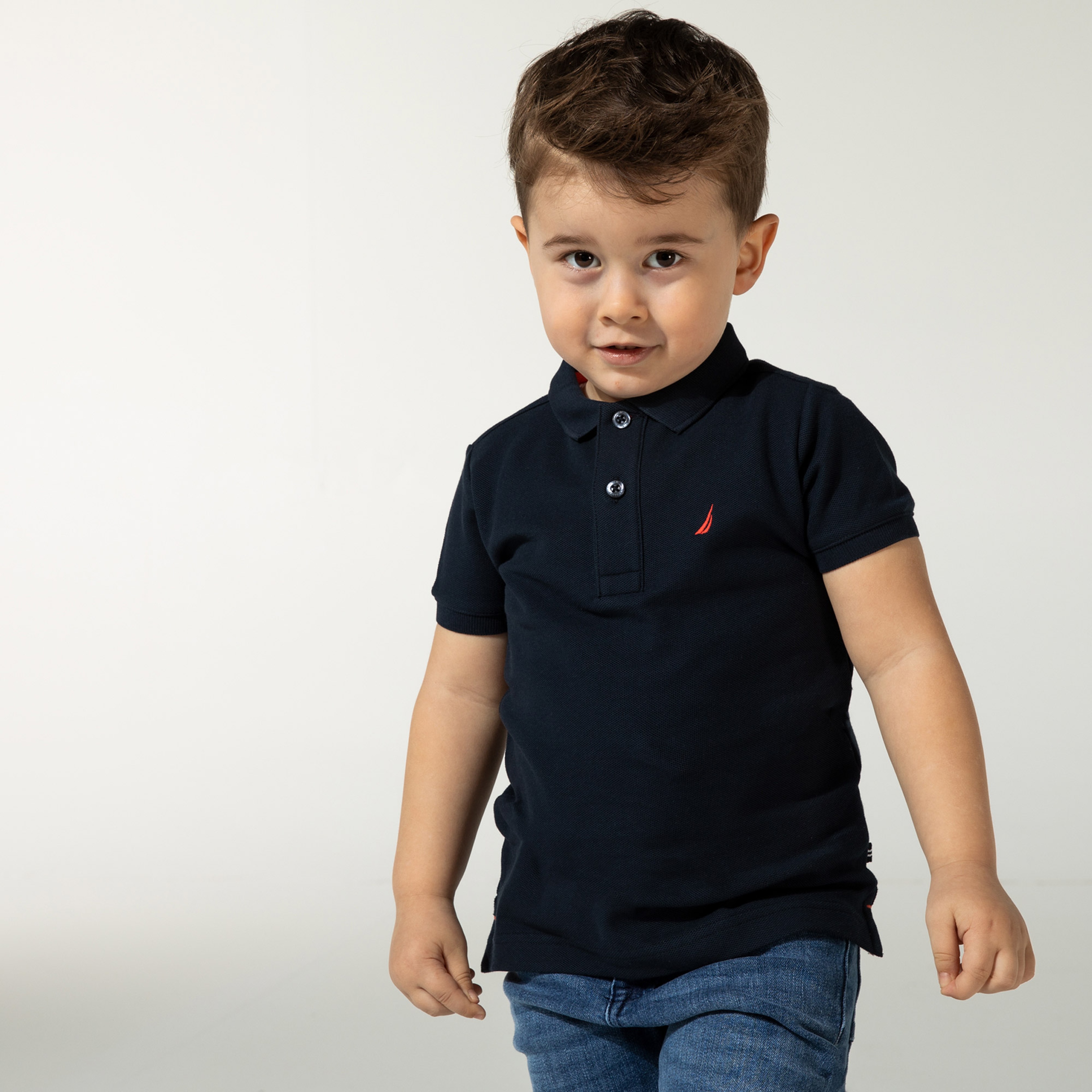 Nautica Erkek Çocuk Lacivert Kısa Kollu Polo
