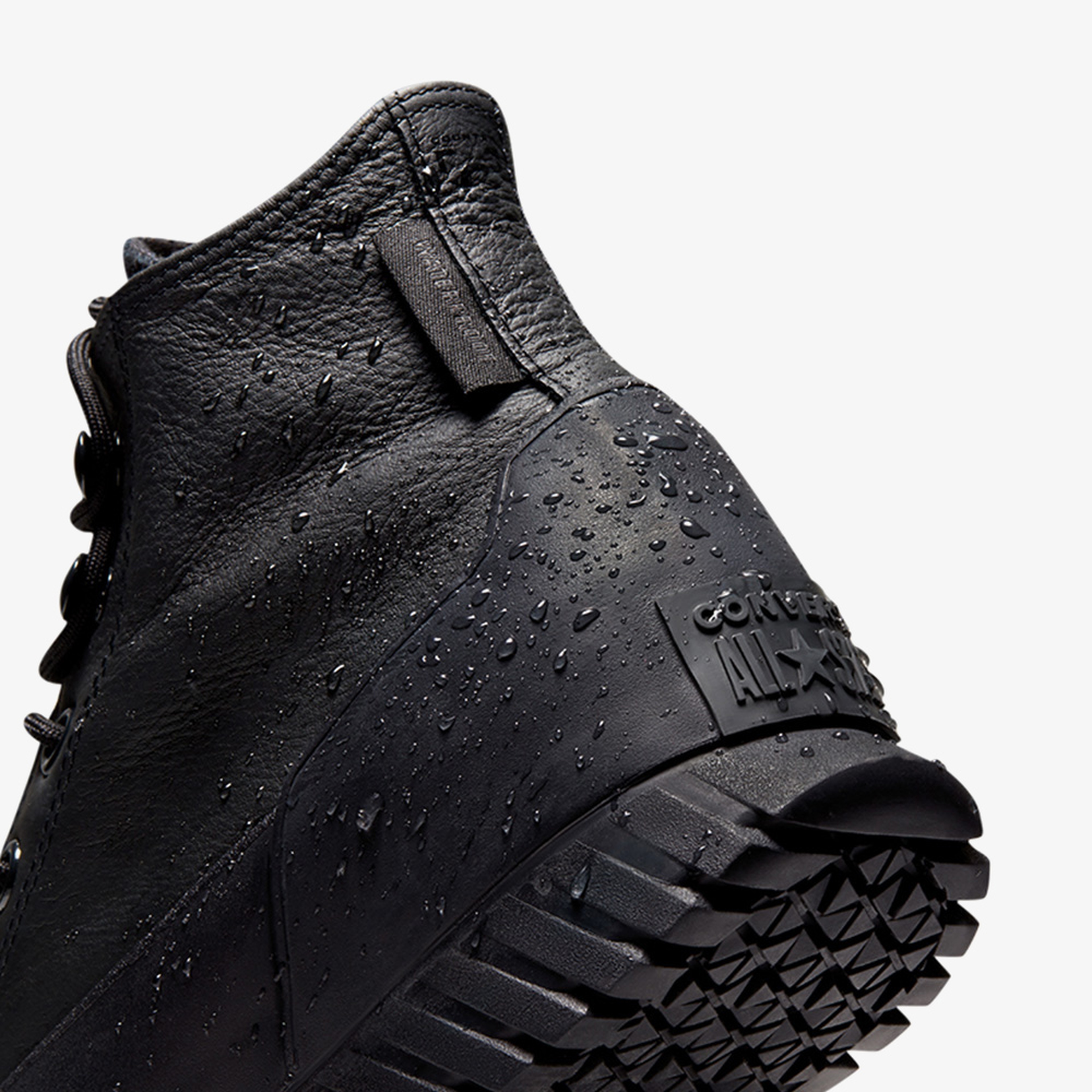 Converse Chuck Taylor All Star Lugged Winter 2.0 Hi Unisex Platform Siyah Deri Sneaker