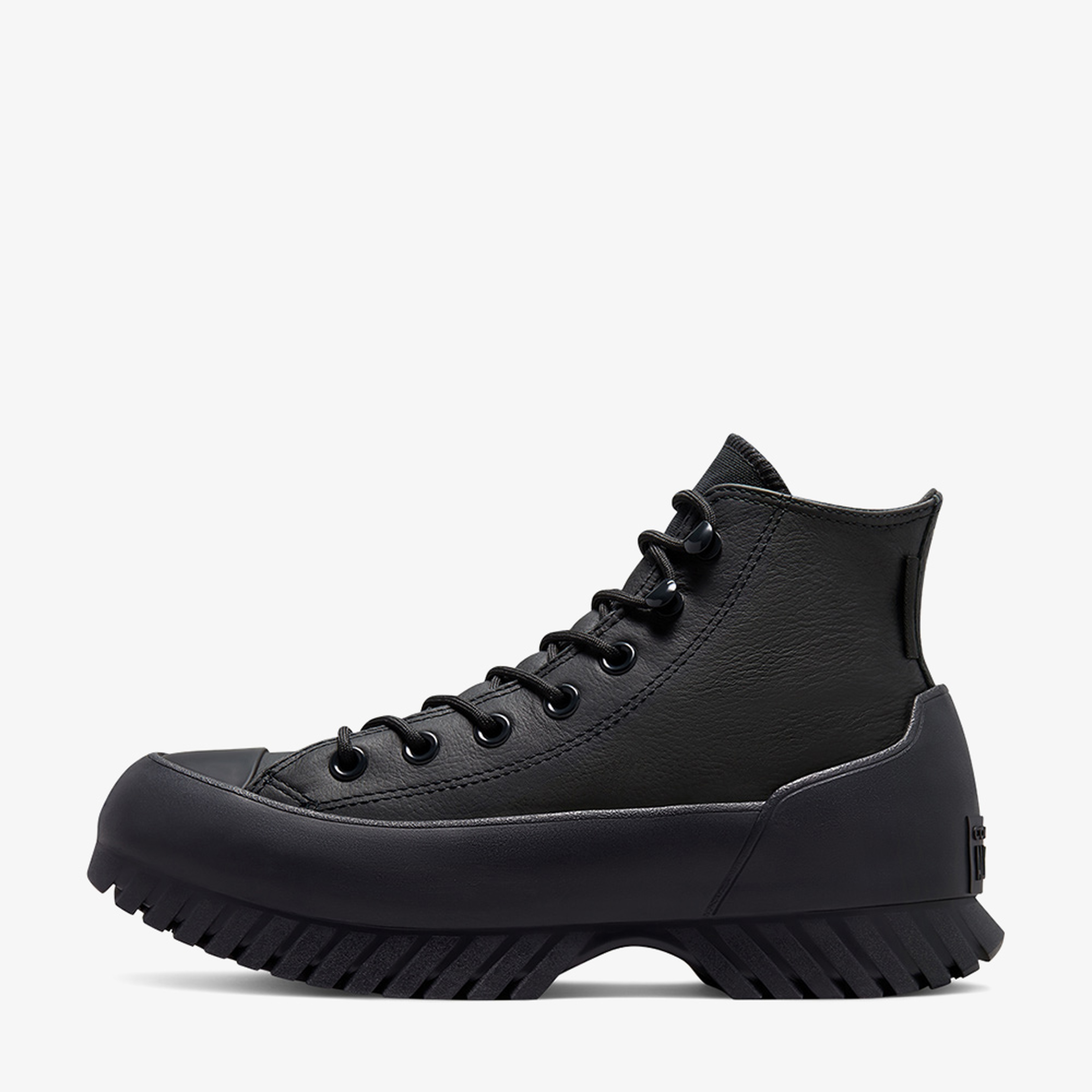 Converse Chuck Taylor All Star Lugged Winter 2.0 Hi Unisex Platform Siyah Deri Sneaker