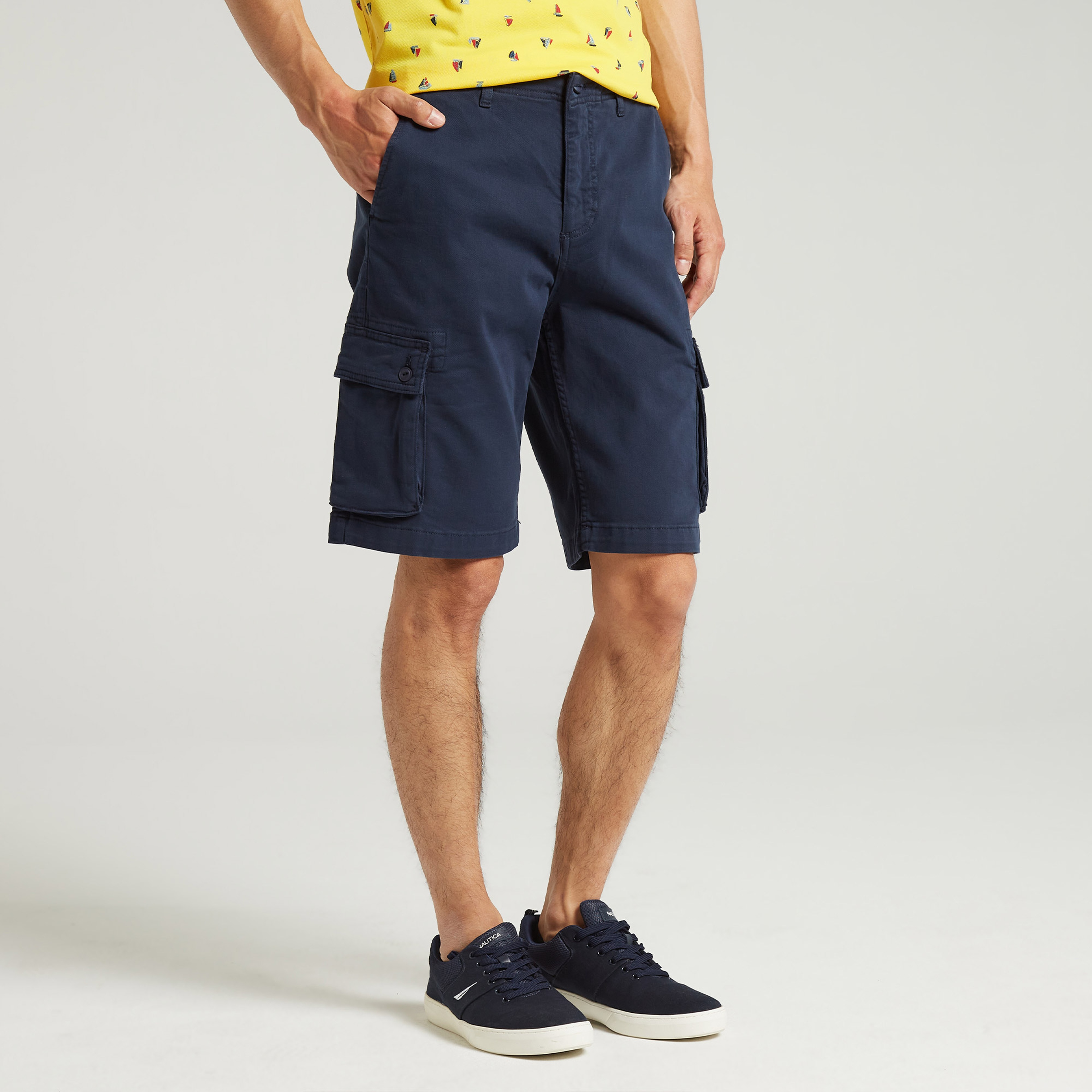 NAUTICA ERKEK LACİVERT BERMUDA ŞORT