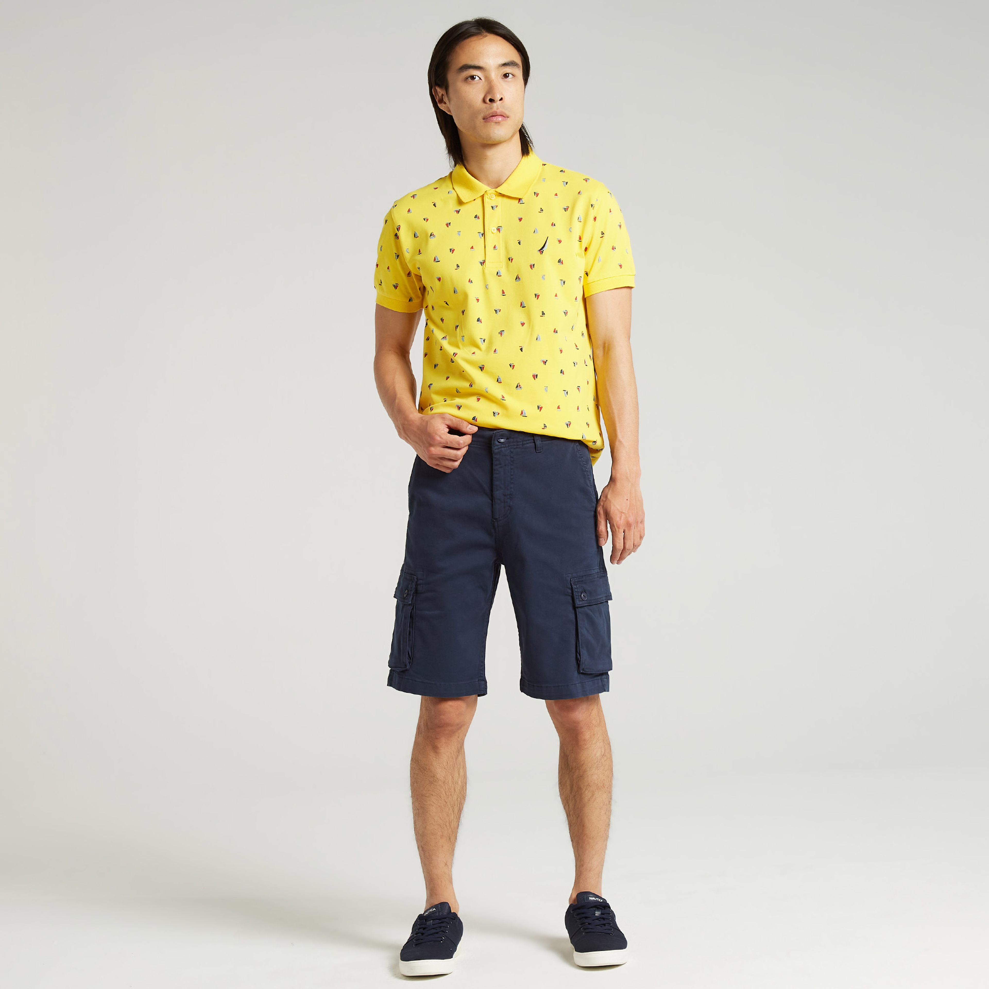 NAUTICA ERKEK LACİVERT BERMUDA ŞORT