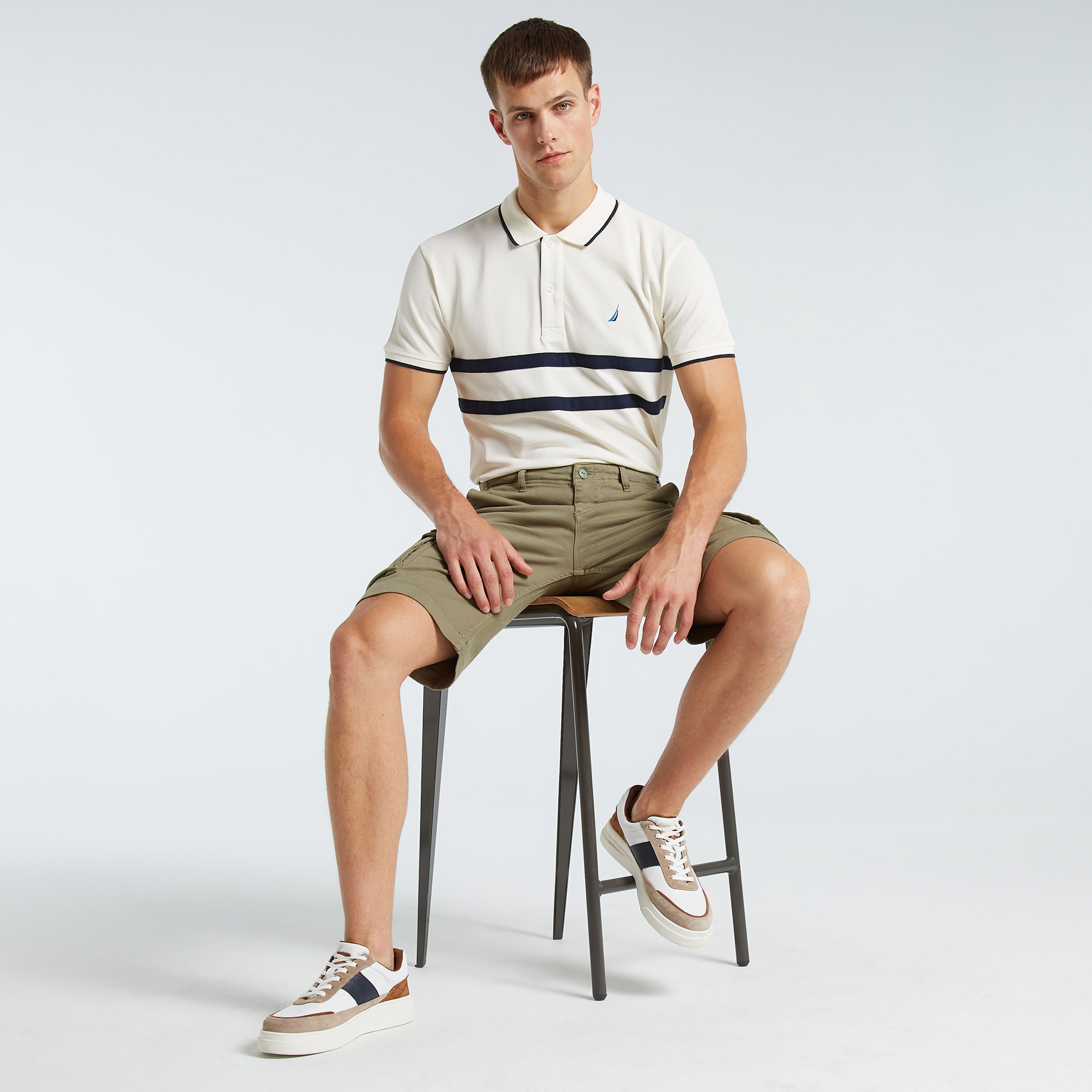 Nautica Erkek Yeşil Bermuda Şort