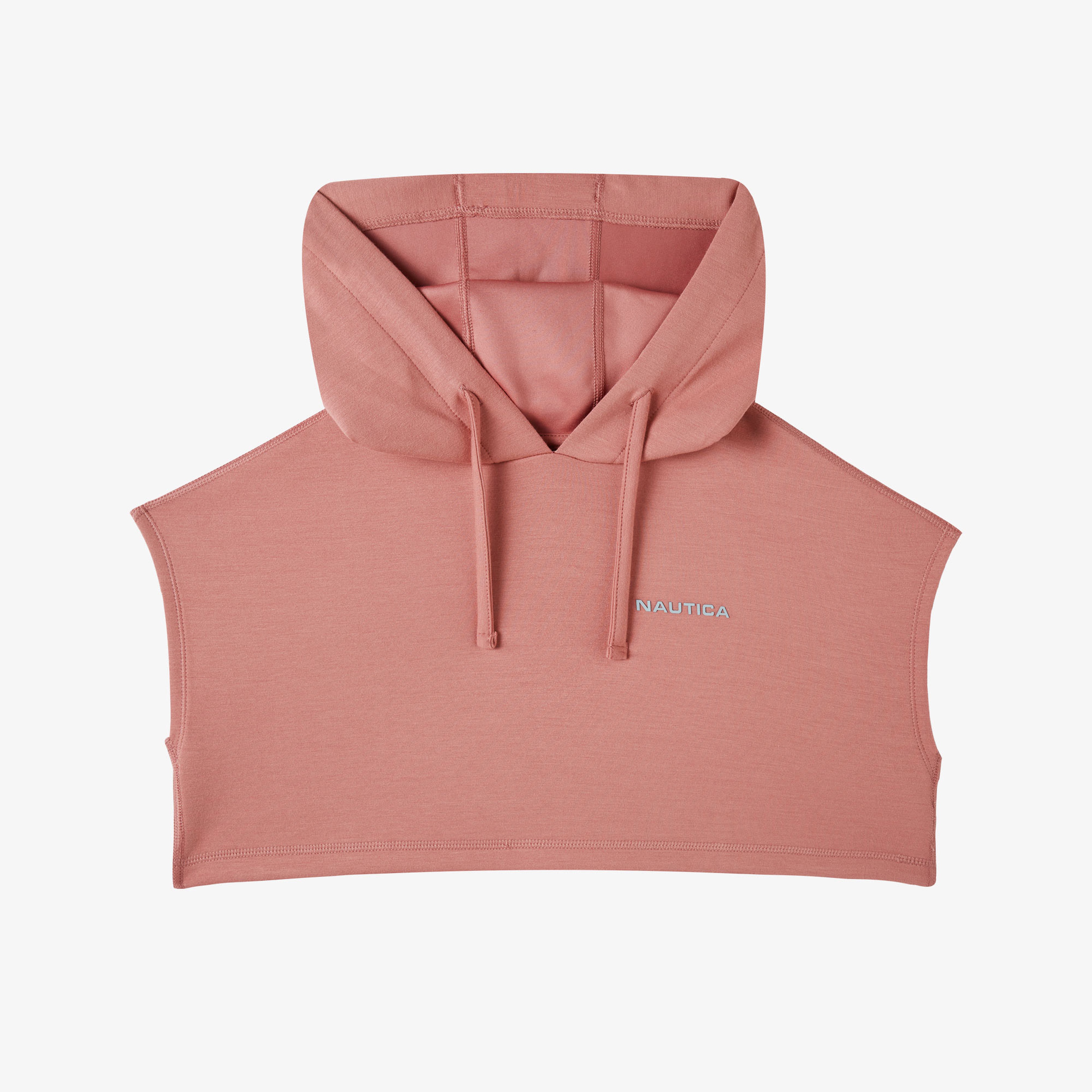 NAUTICA KIZ ÇOCUK KIRMIZI OVERSIZE KISA KOLLU SWEATSHIRT