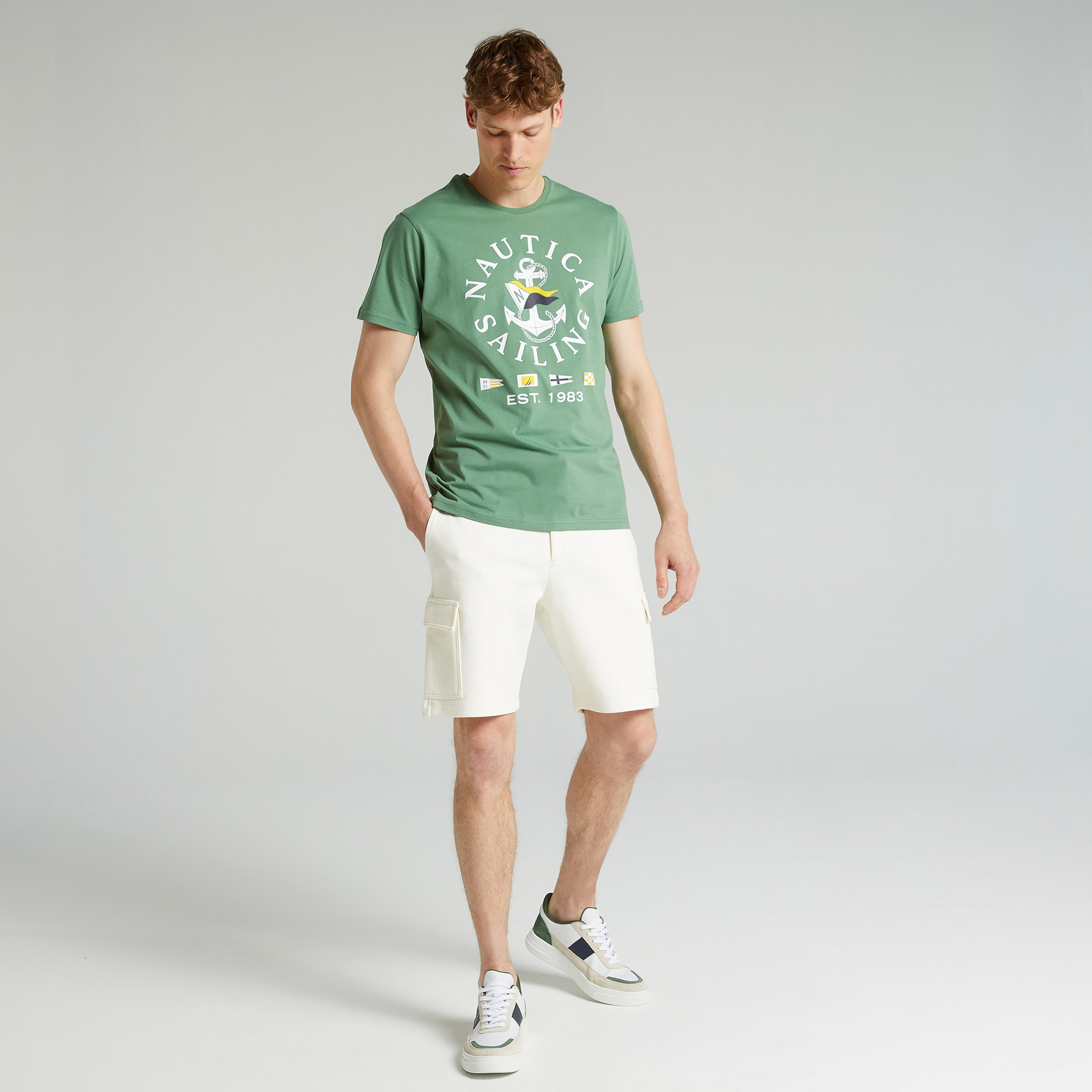 Nautica Standart Fit Erkek Yeşil T-shirt