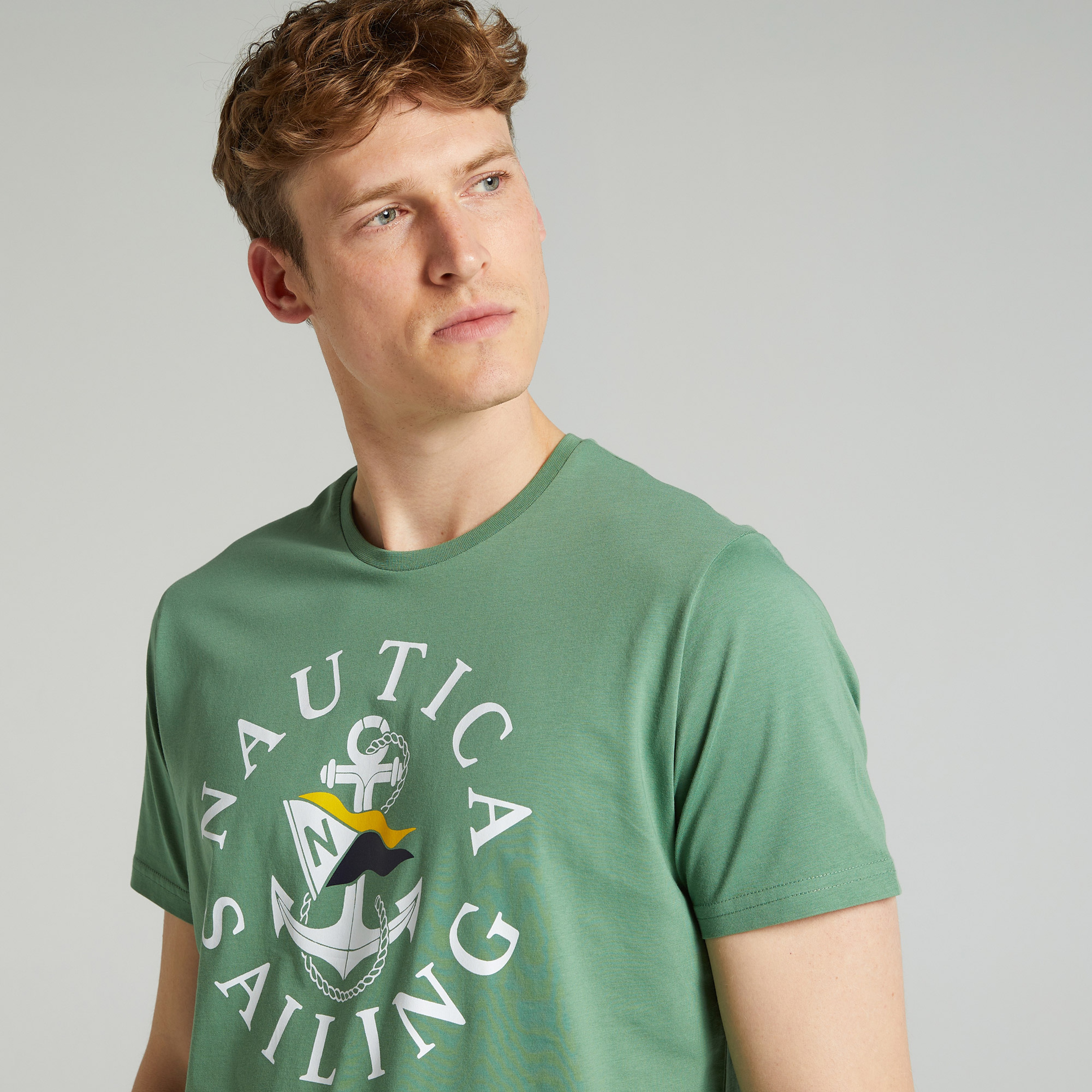 Nautica Standart Fit Erkek Yeşil T-shirt