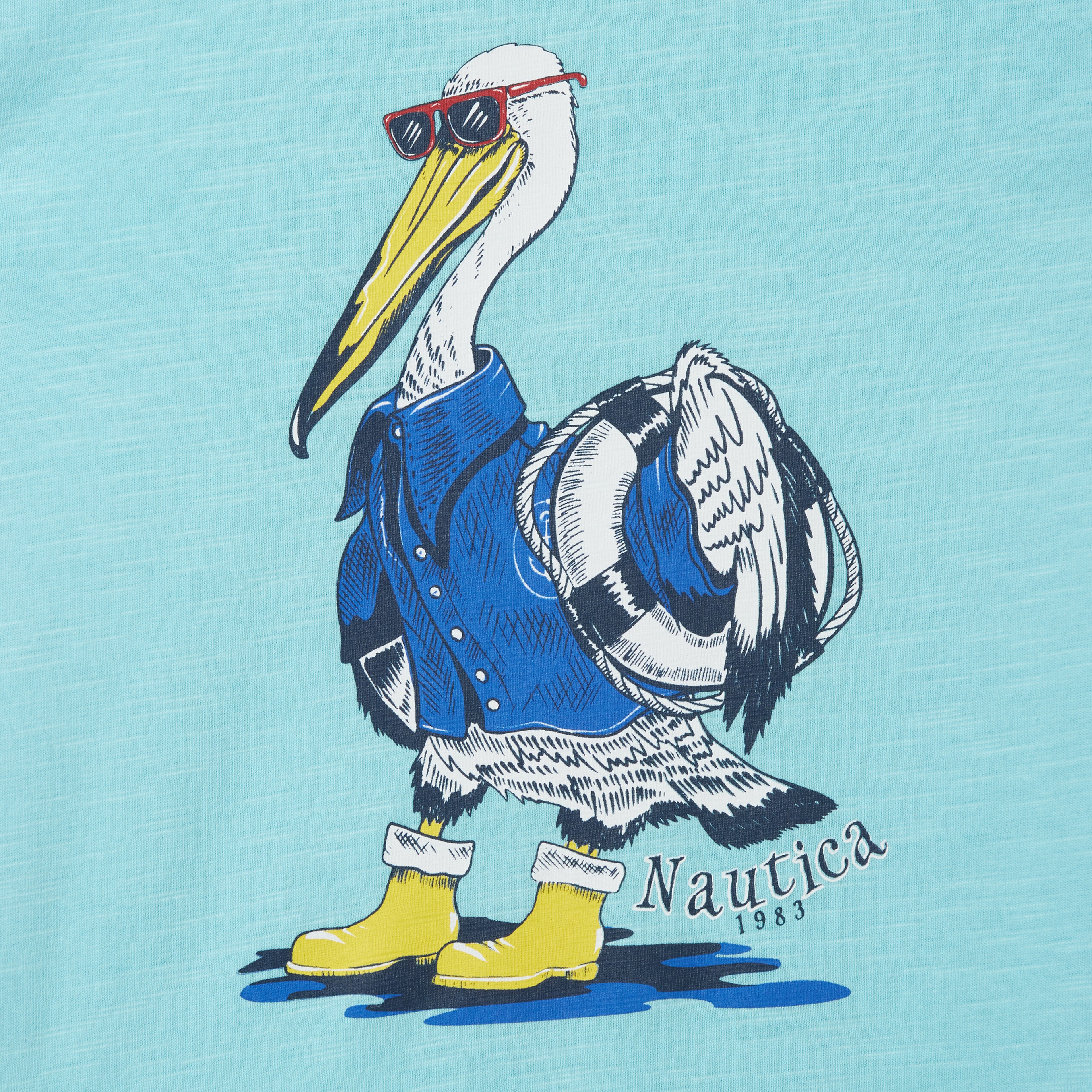 NAUTICA ERKEK ÇOCUK MAVİ STANDART FIT KISA KOLLU T-SHIRT