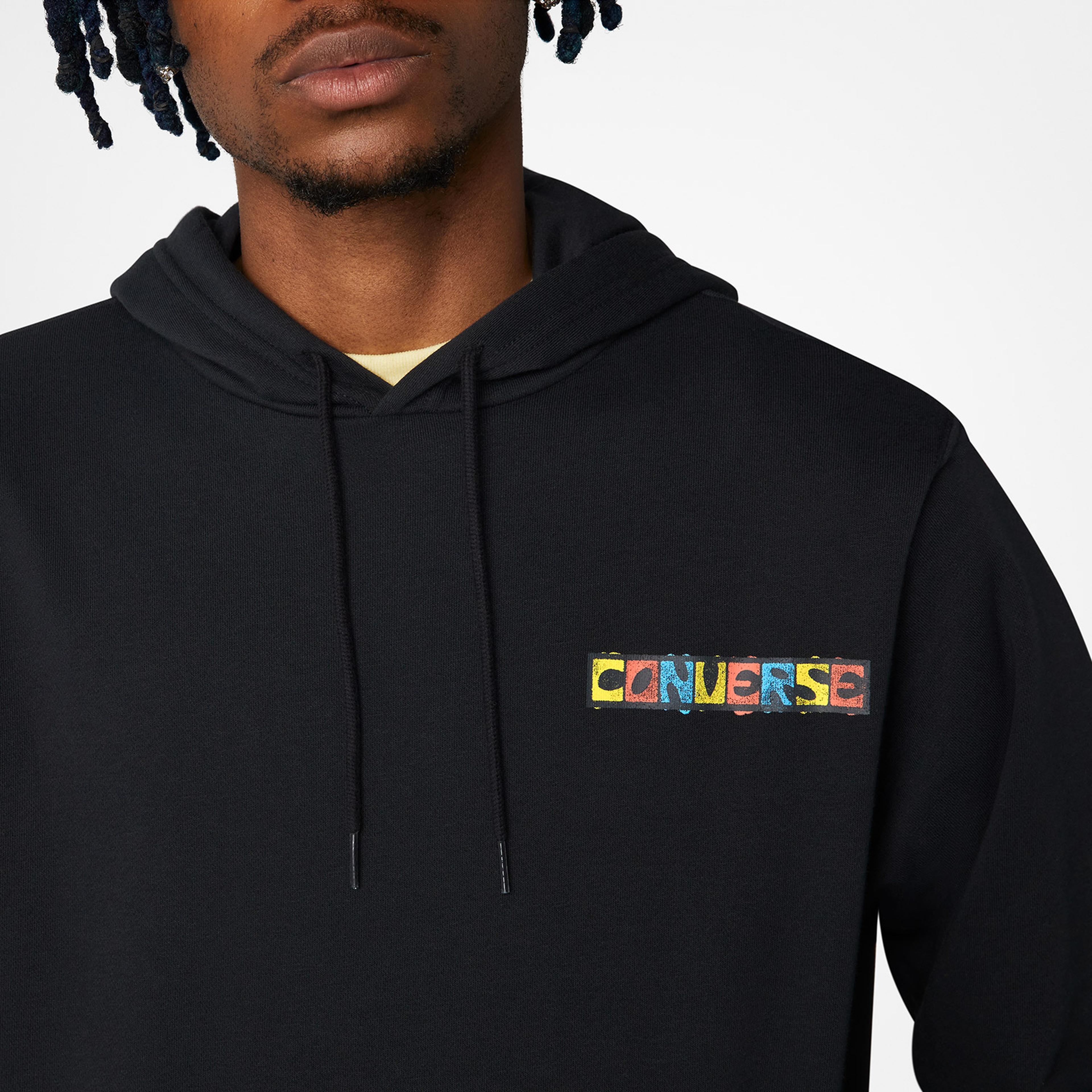 Converse Desert Daydream Pullover Graphic Erkek Siyah Sweatshirt