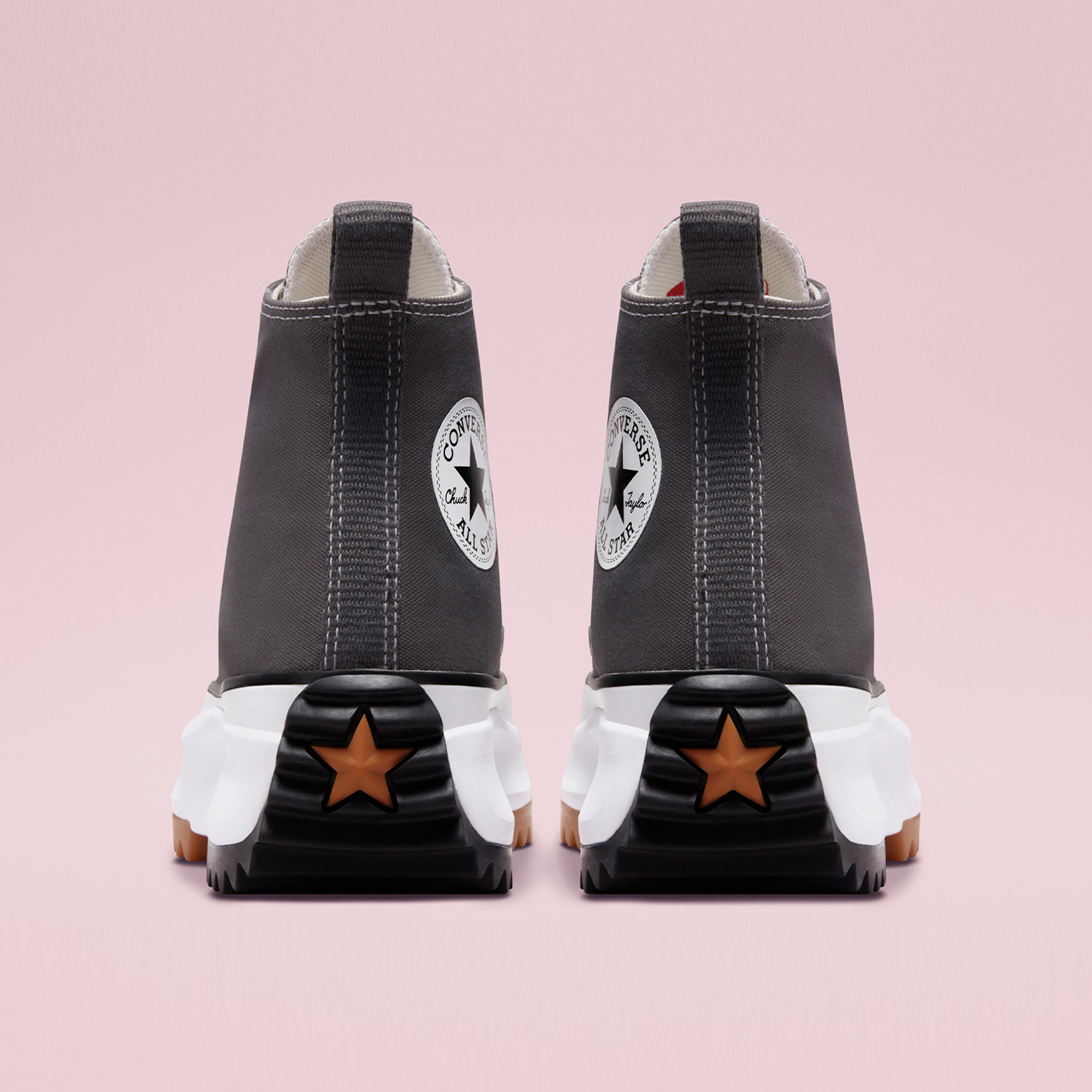 Converse Run Star Hike Canvas Platform Unisex Gri Sneaker