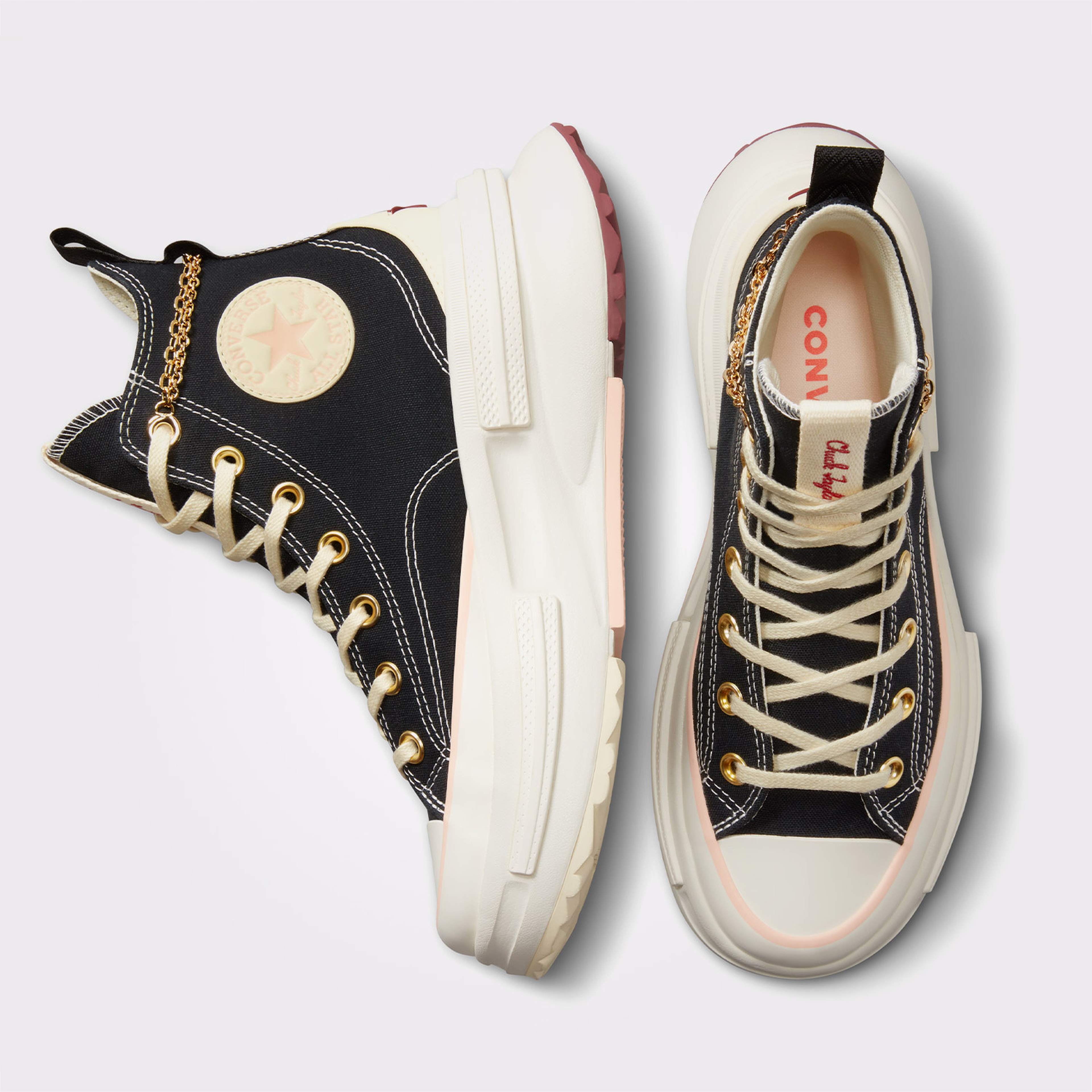 Converse Run Star Legacy Hearts Unisex Siyah Sneaker