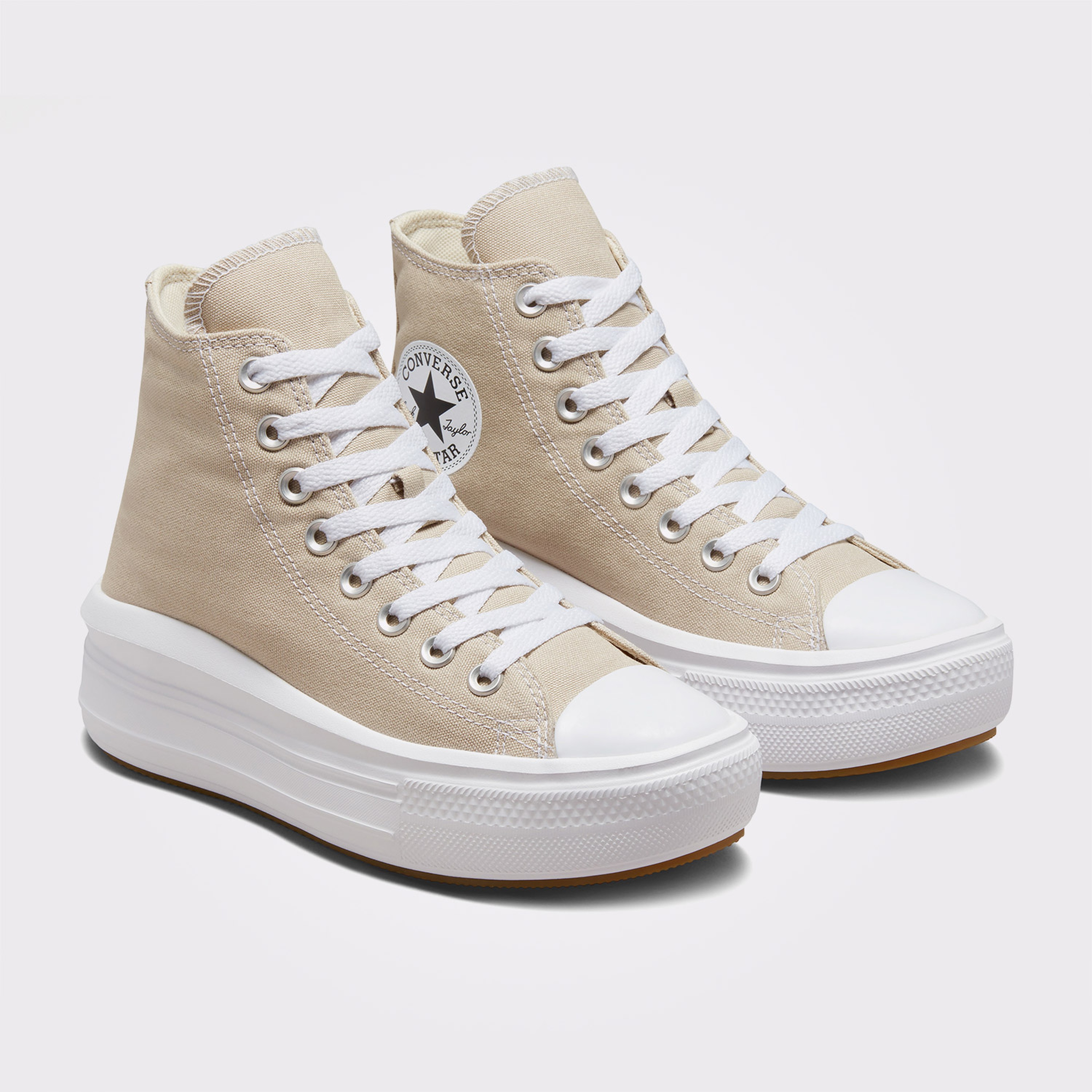 Converse Chuck Taylor All Star Move Platform Unisex Krem Sneaker