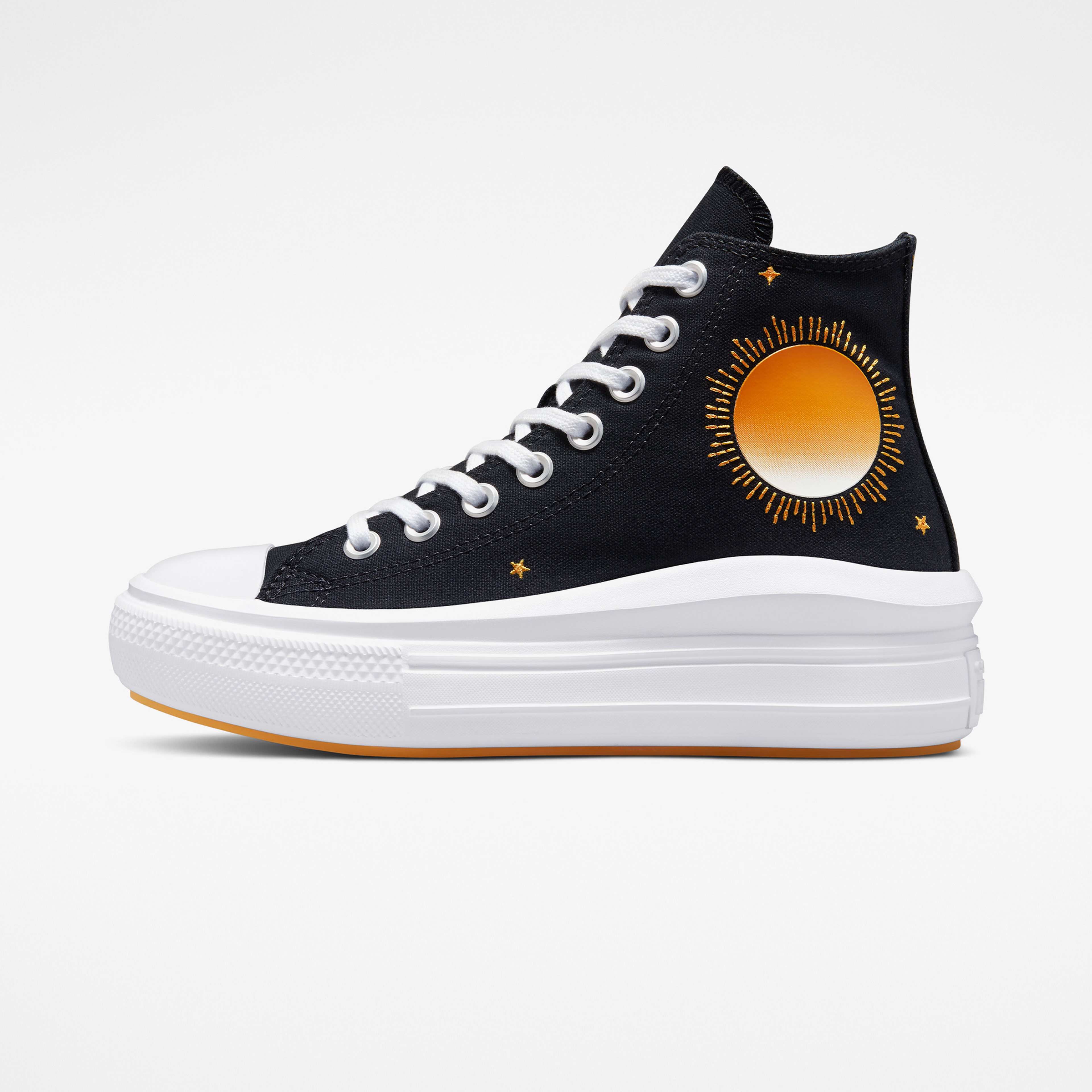 Converse Chuck Taylor All Star Move Kadın Siyah/Hardal Sneaker