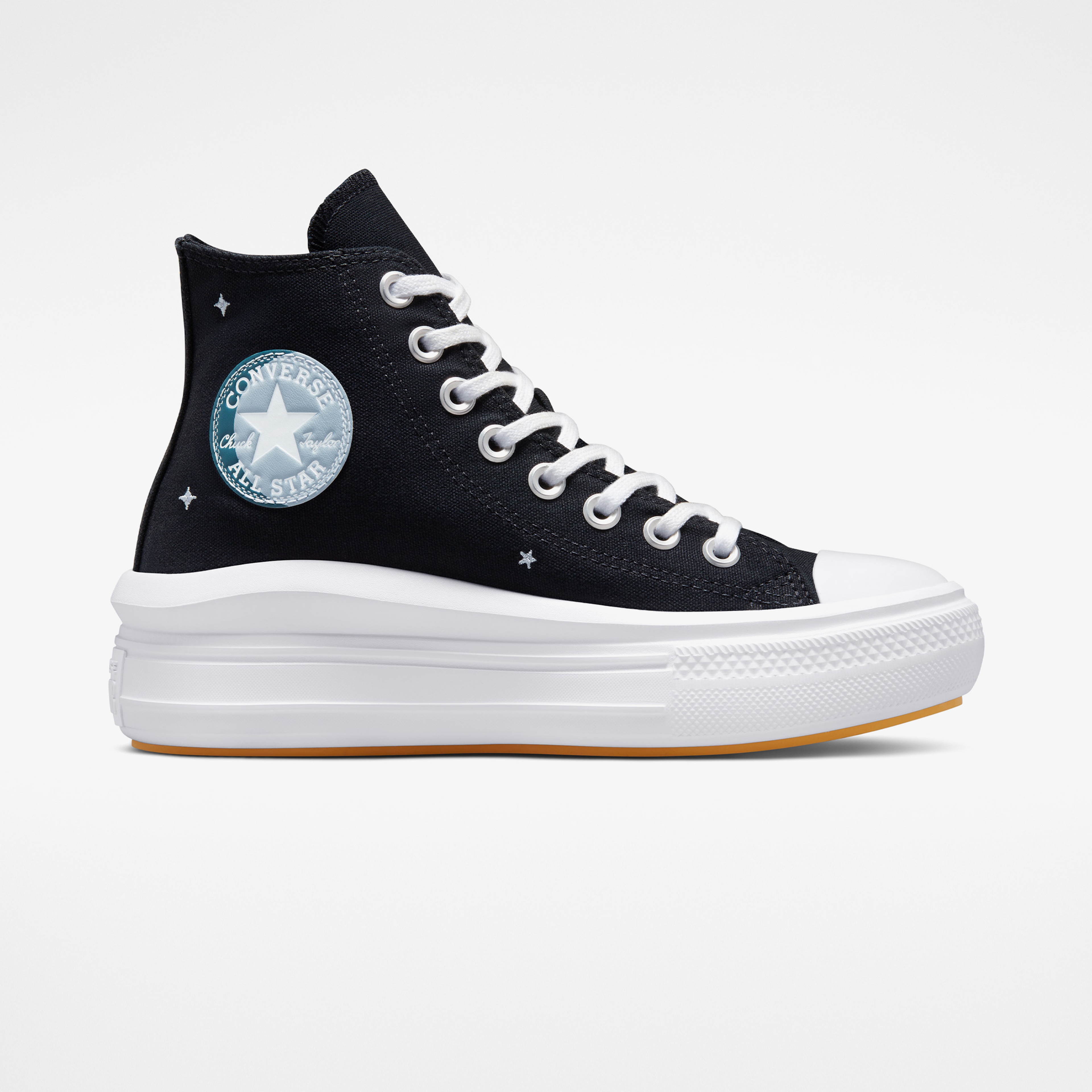 Converse Chuck Taylor All Star Move Kadın Siyah/Hardal Sneaker