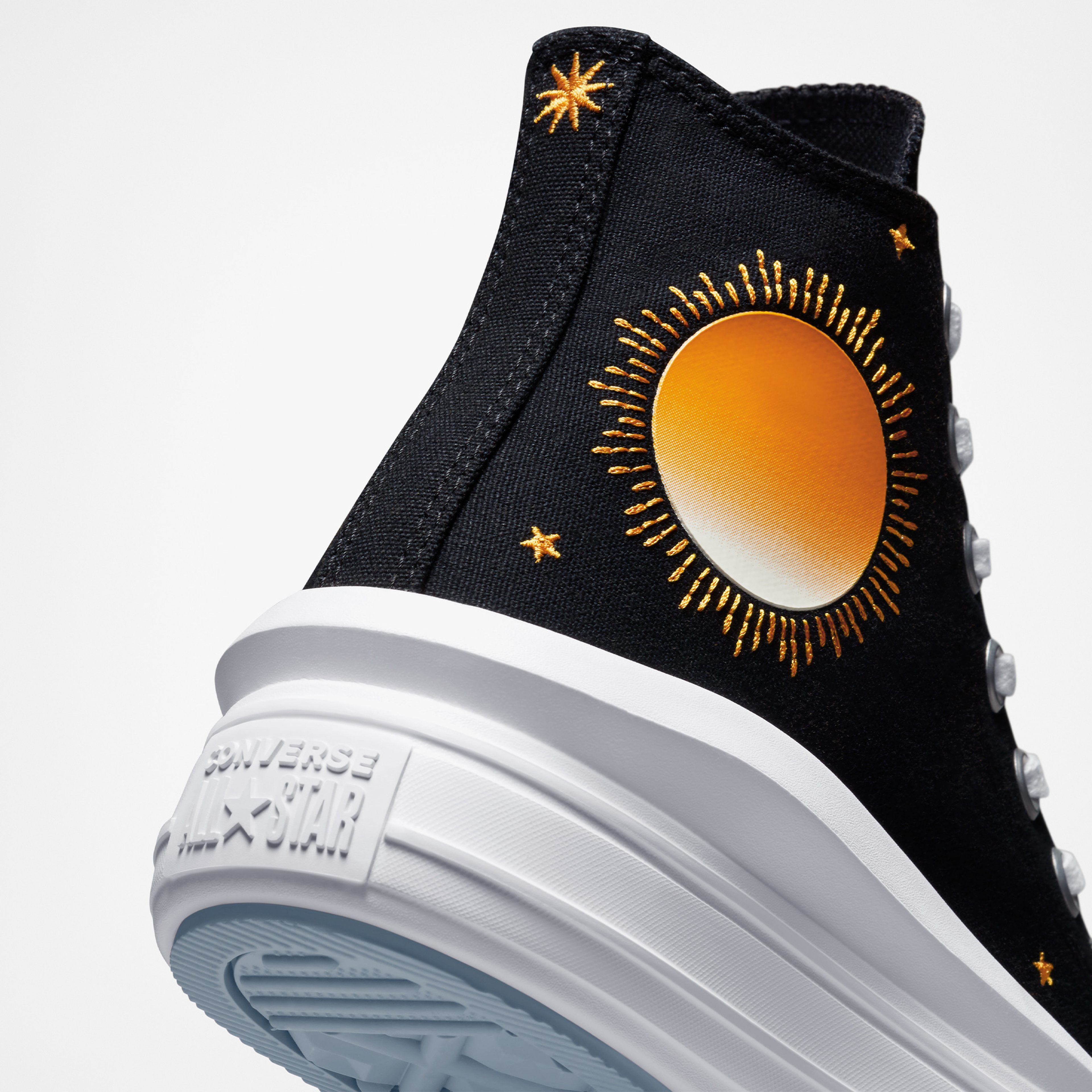 Converse Chuck Taylor All Star Move Kadın Siyah/Hardal Sneaker