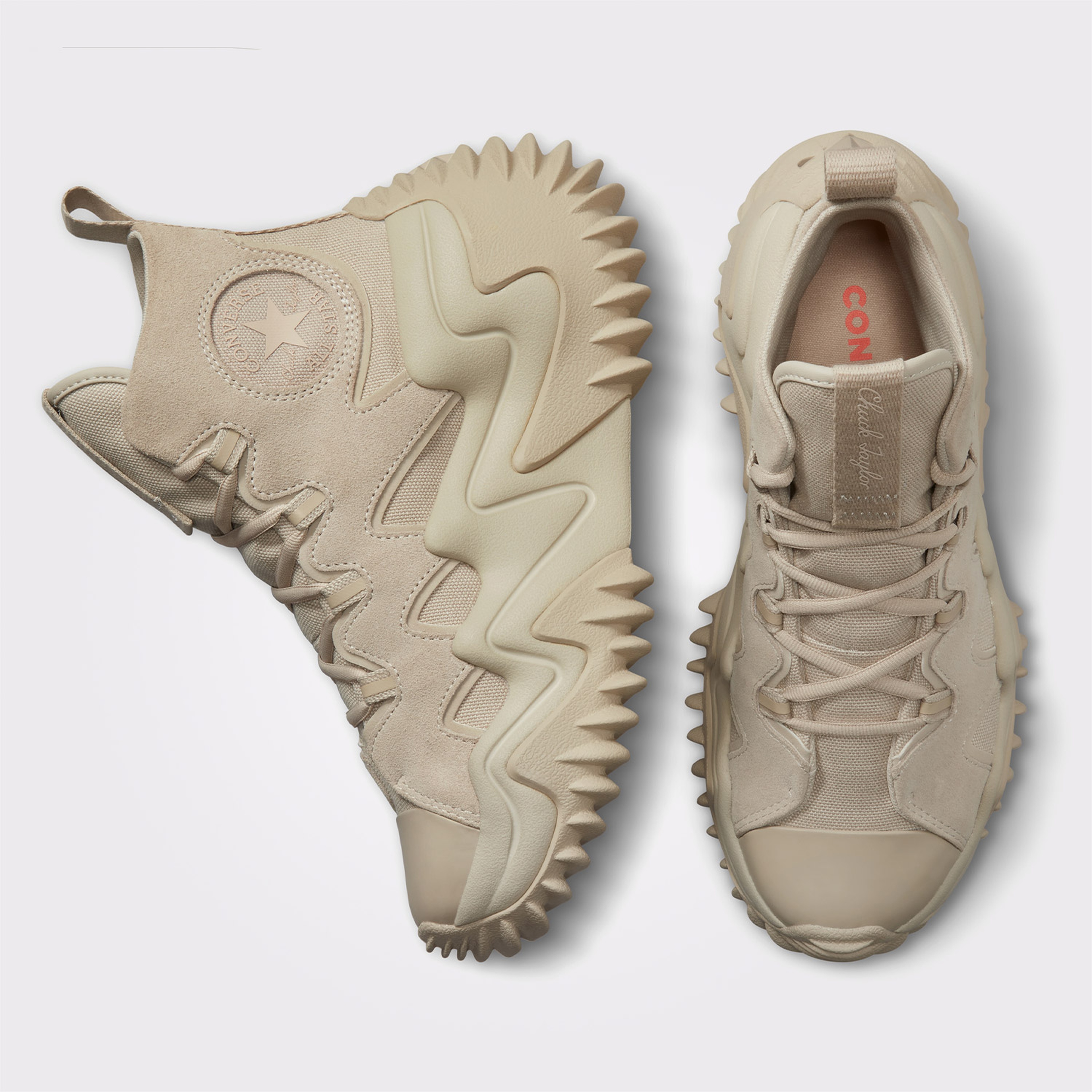 Converse Run Star Motion CX Overlay Platform Workwear Unisex Krem Sneaker