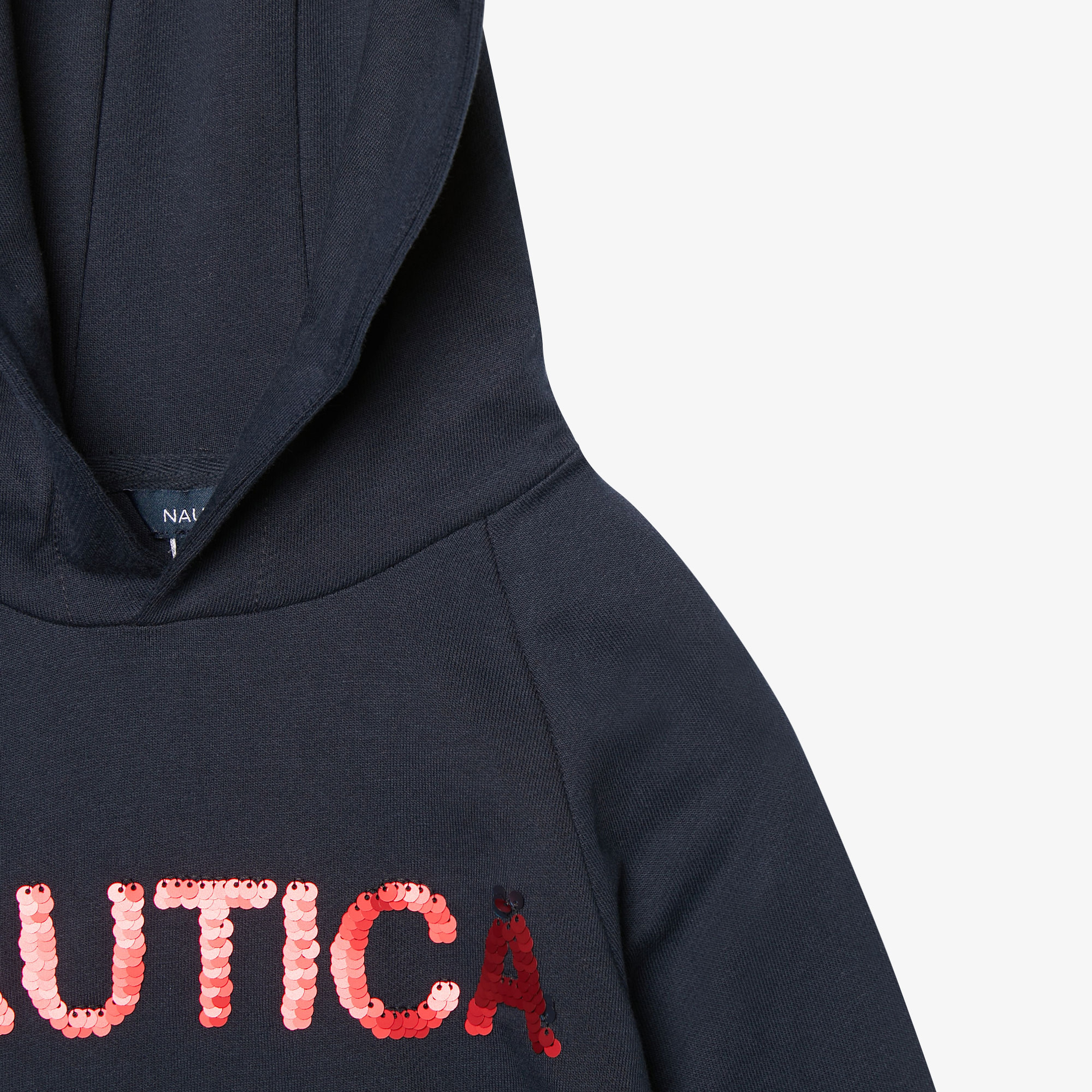 NAUTICA KIZ ÇOCUK LACİVERT KAPÜŞONLU ELBİSE