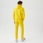 Erkek Slim Fit Baskılı Sarı Eşofman Altı